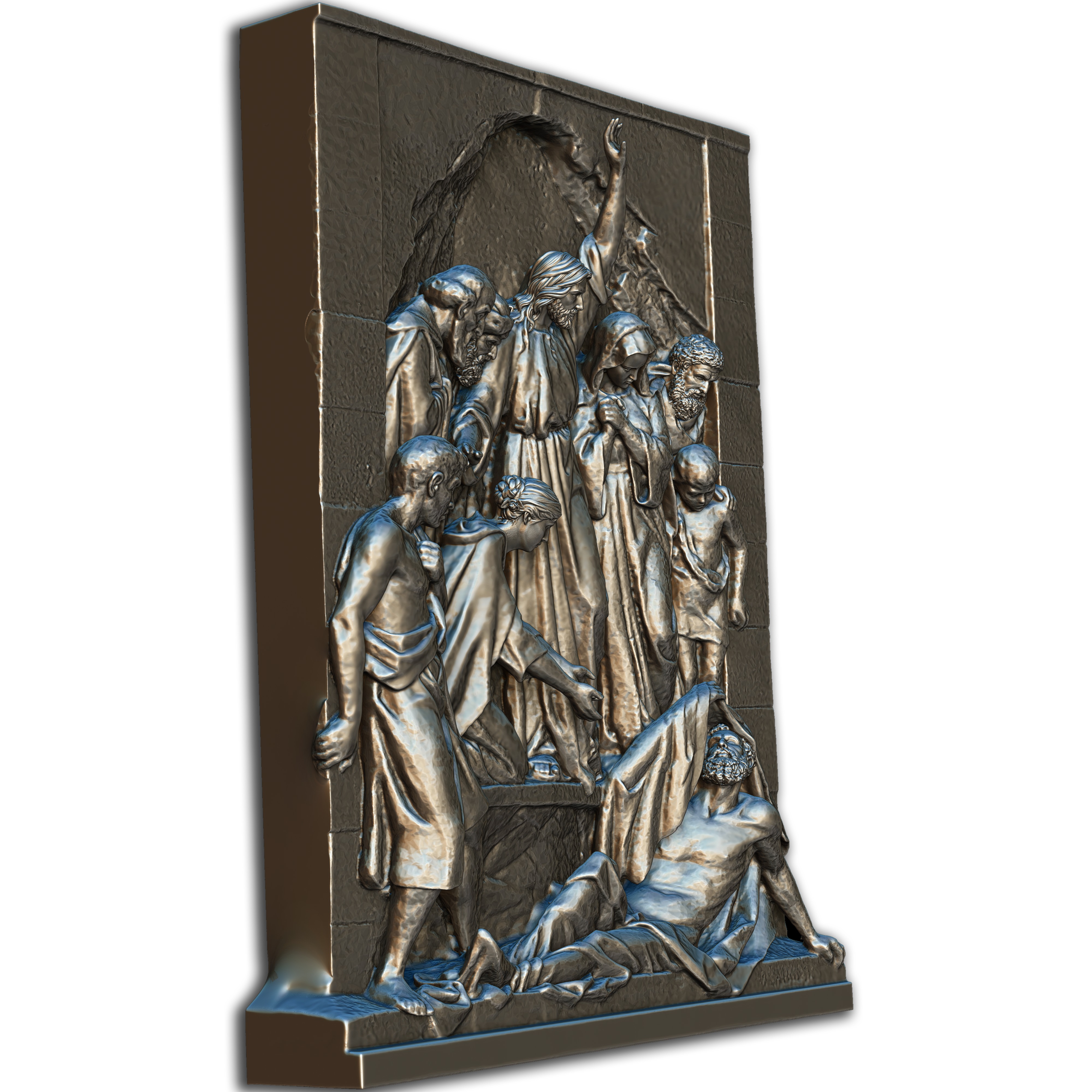 Rising of Lazarus 3D print model_7