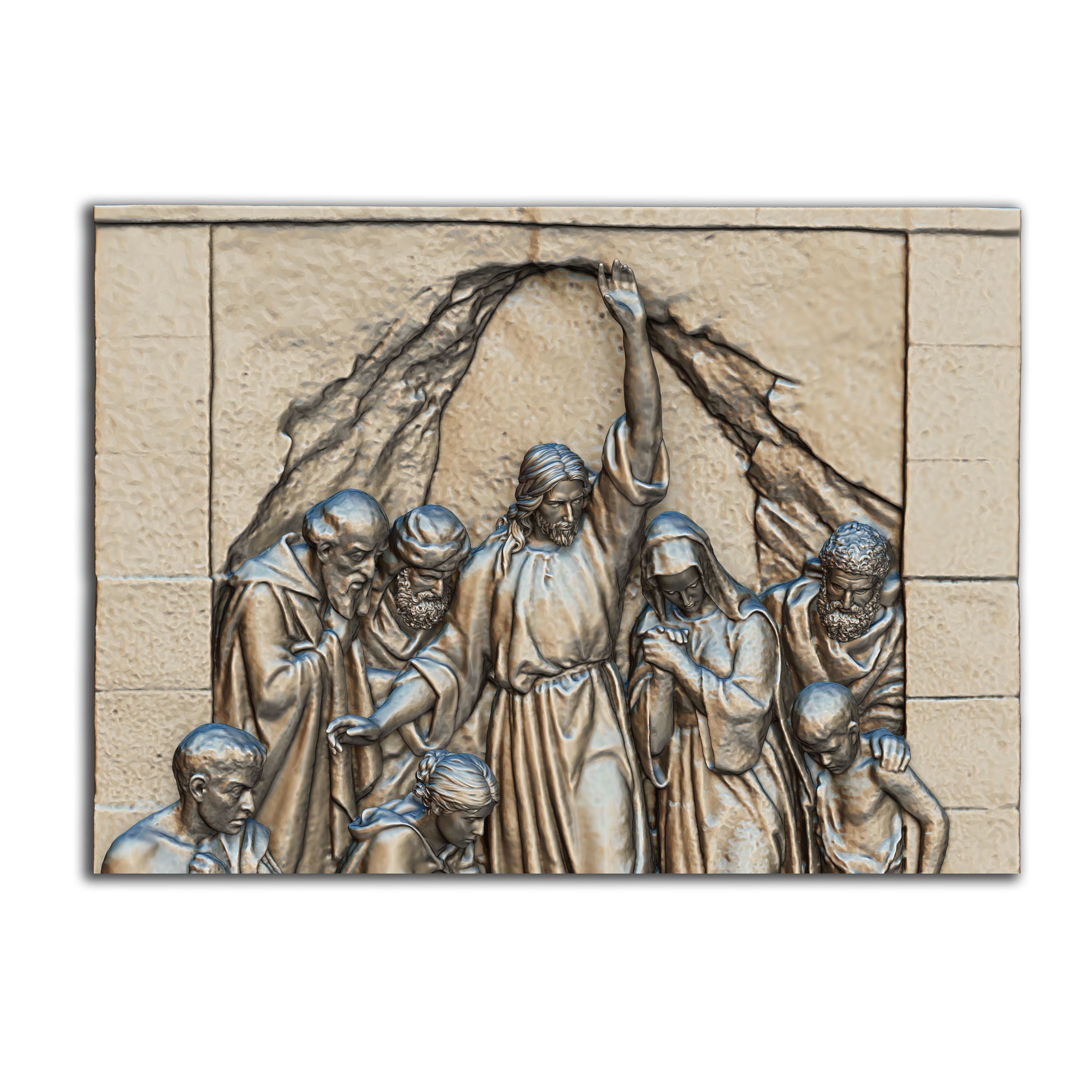 Rising of Lazarus 3D print model_10