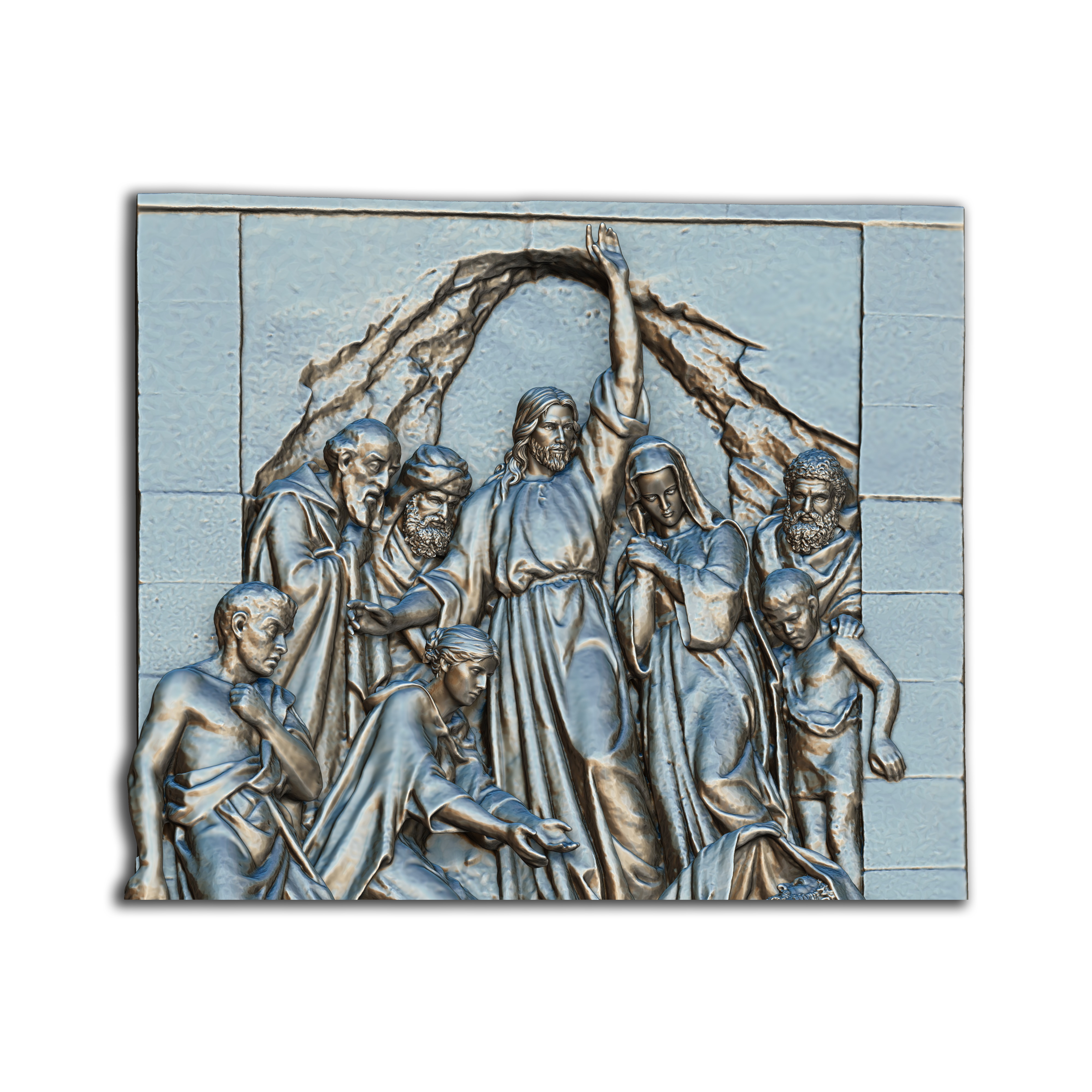 Rising of Lazarus 3D print model_9