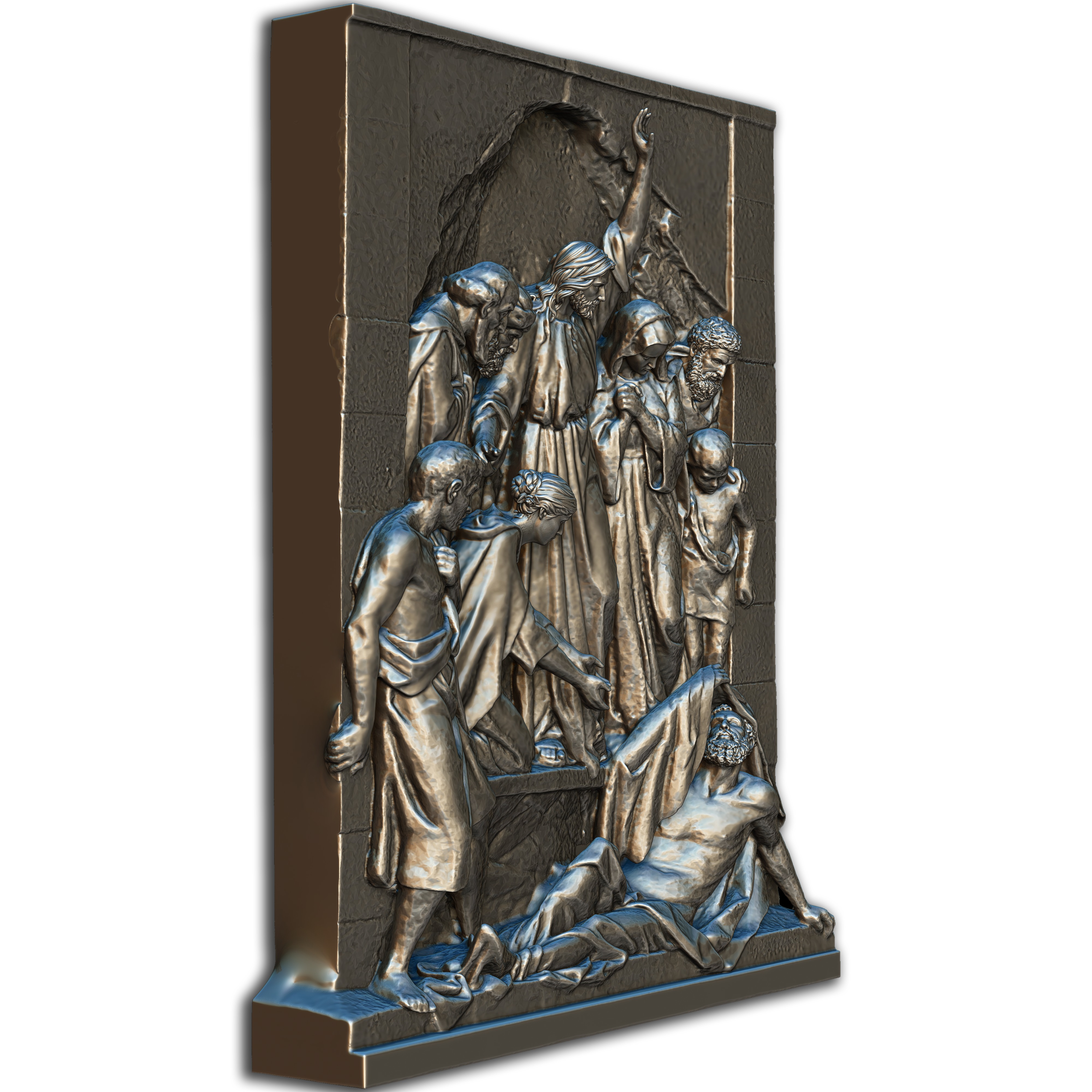 Rising of Lazarus 3D print model_4