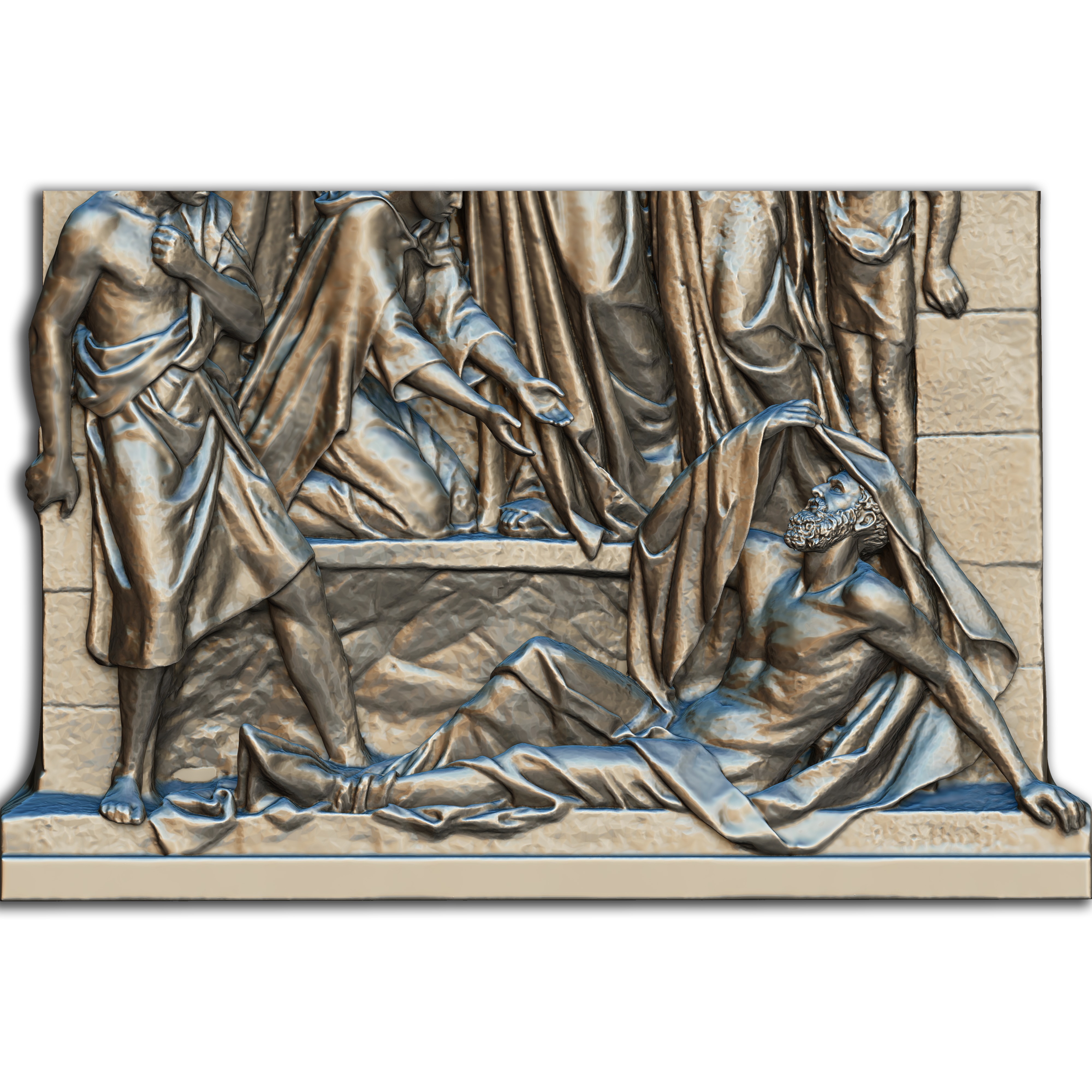 Rising of Lazarus 3D print model_5