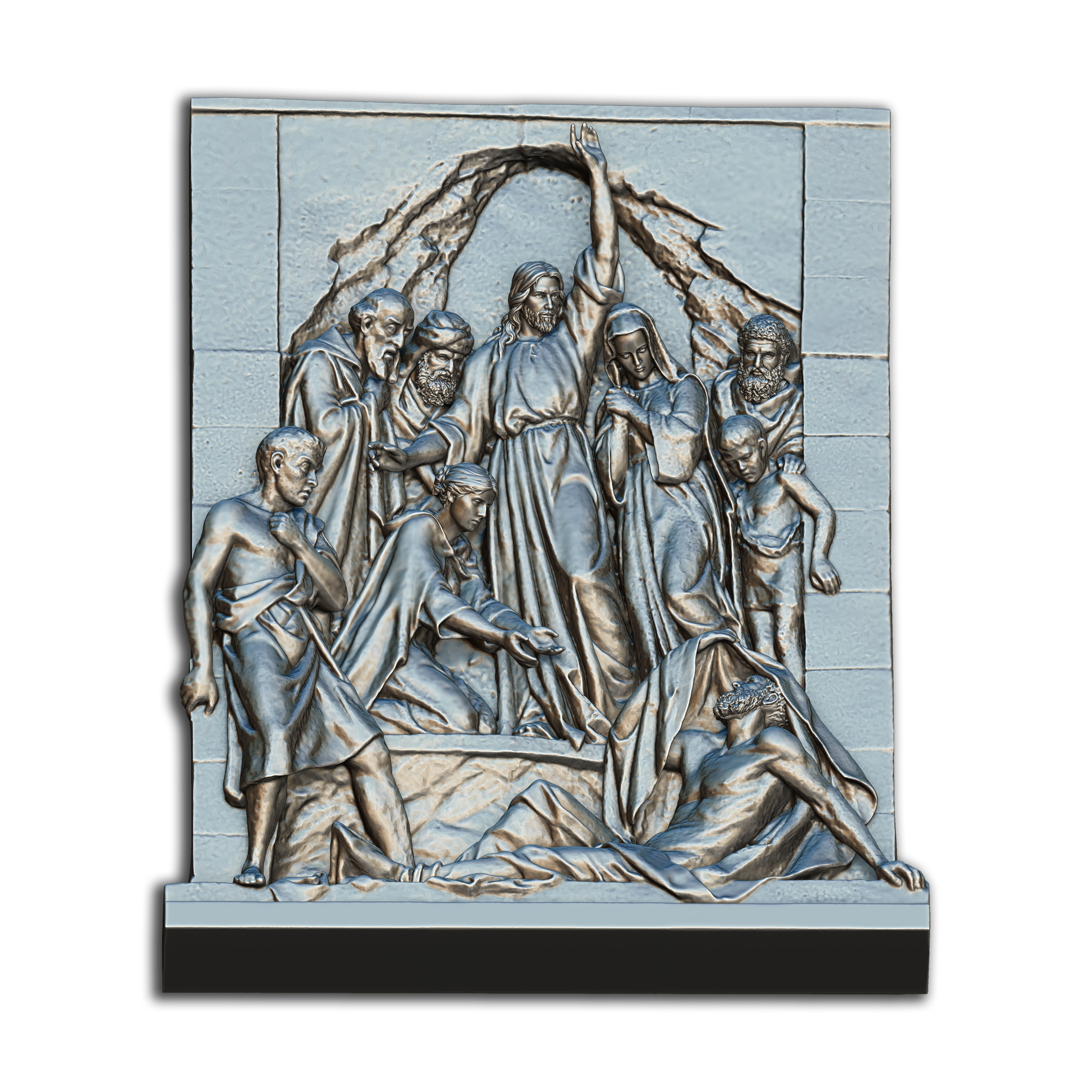 Rising of Lazarus 3D print model_2