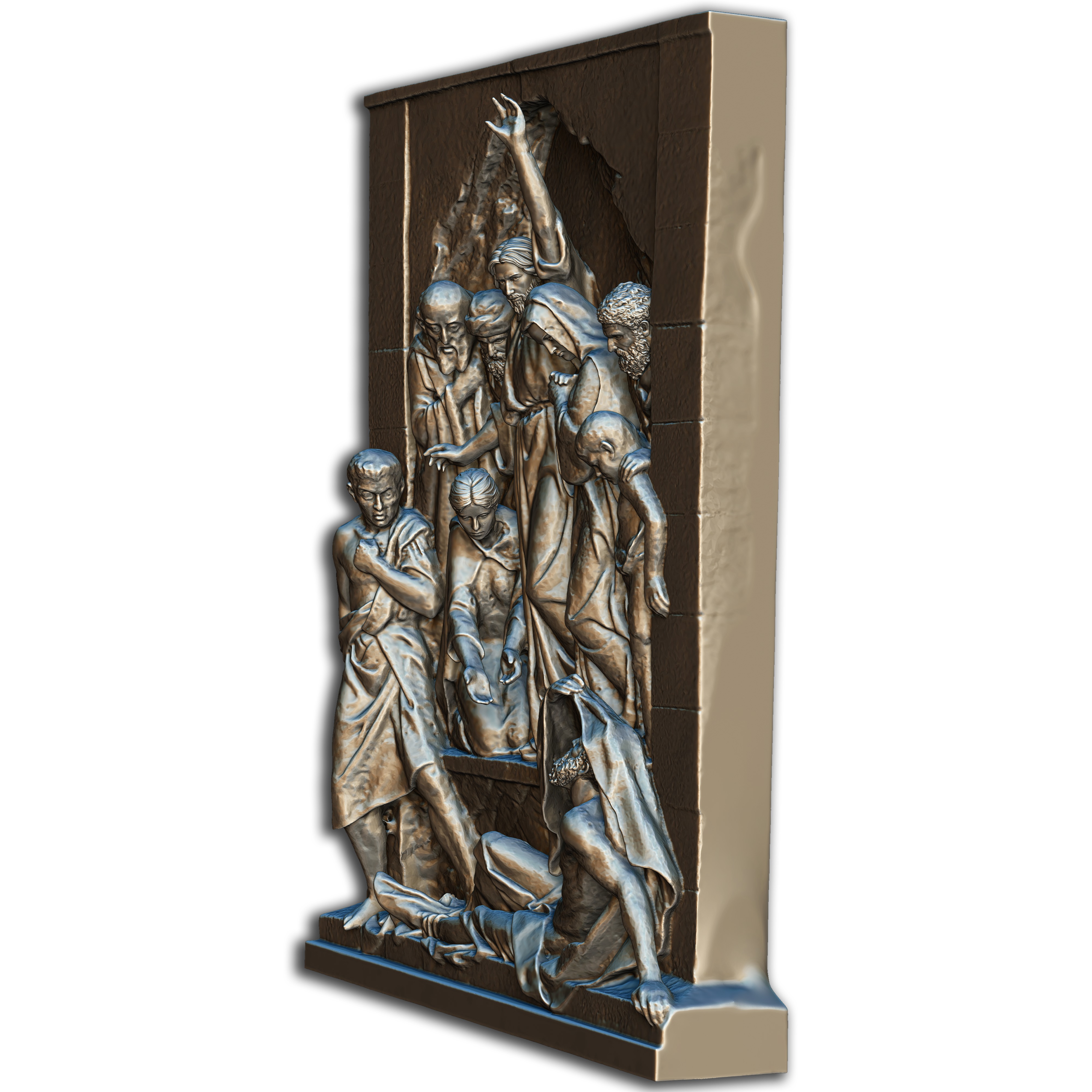 Rising of Lazarus 3D print model_6