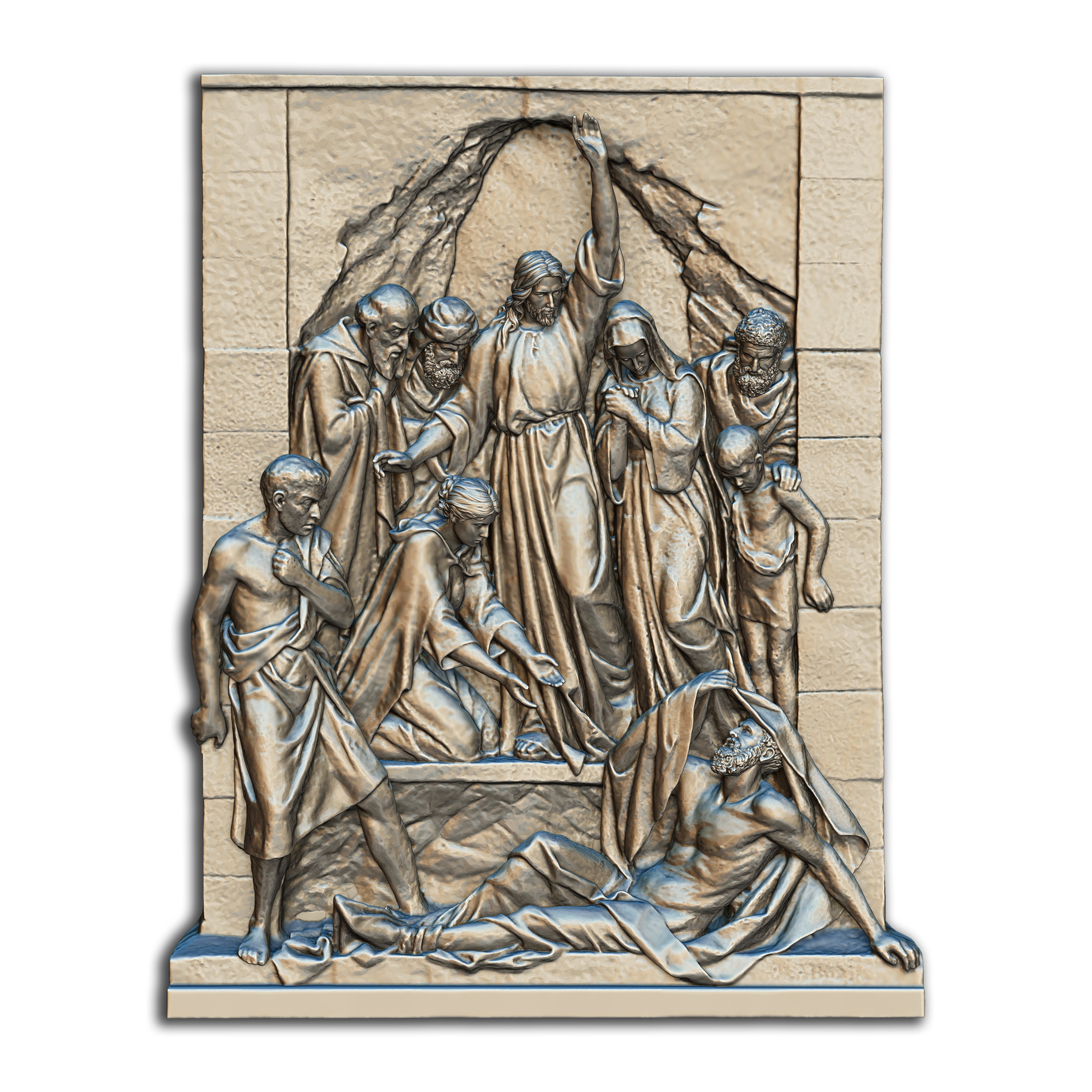 Rising of Lazarus 3D print model_1