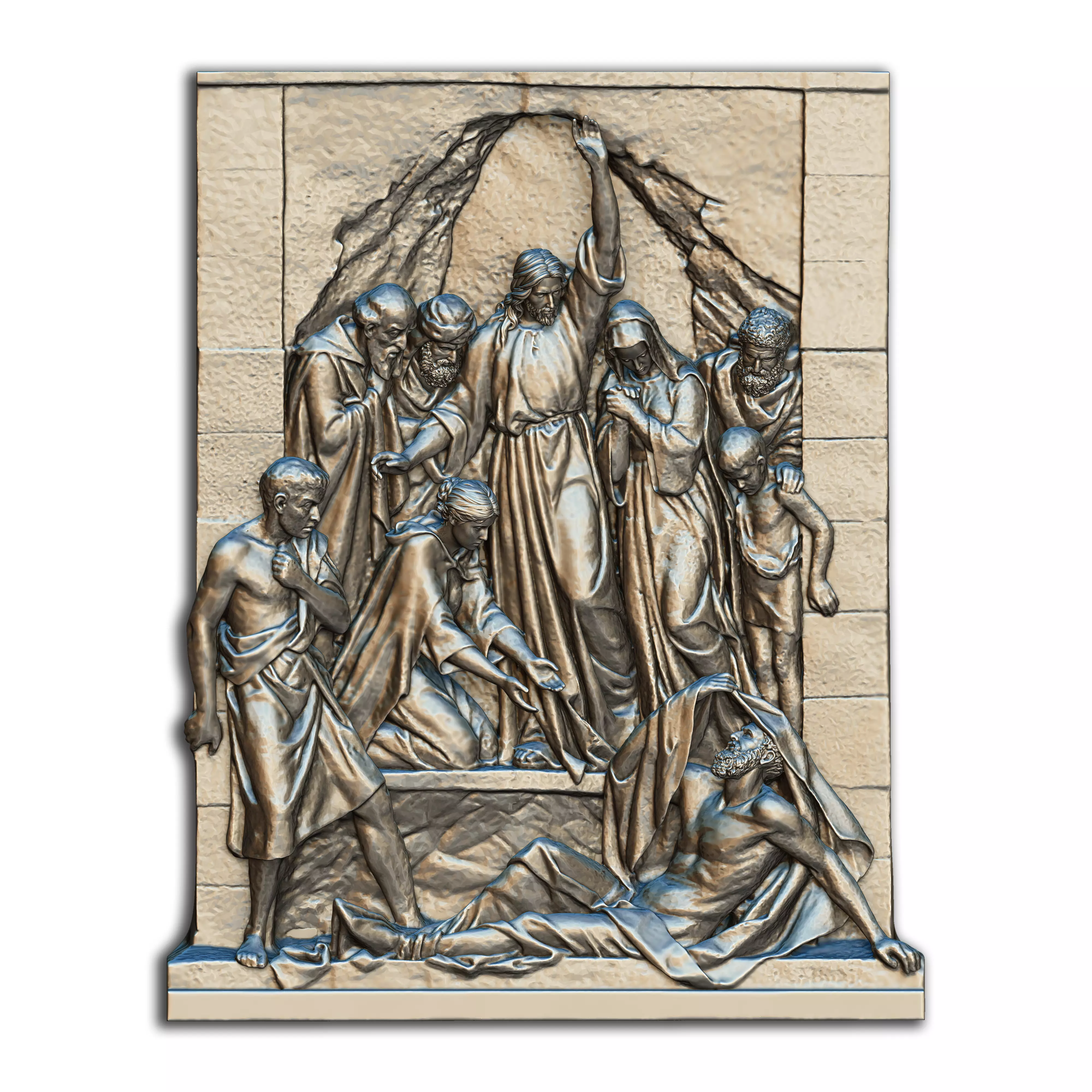 Rising of Lazarus 3D print model_0