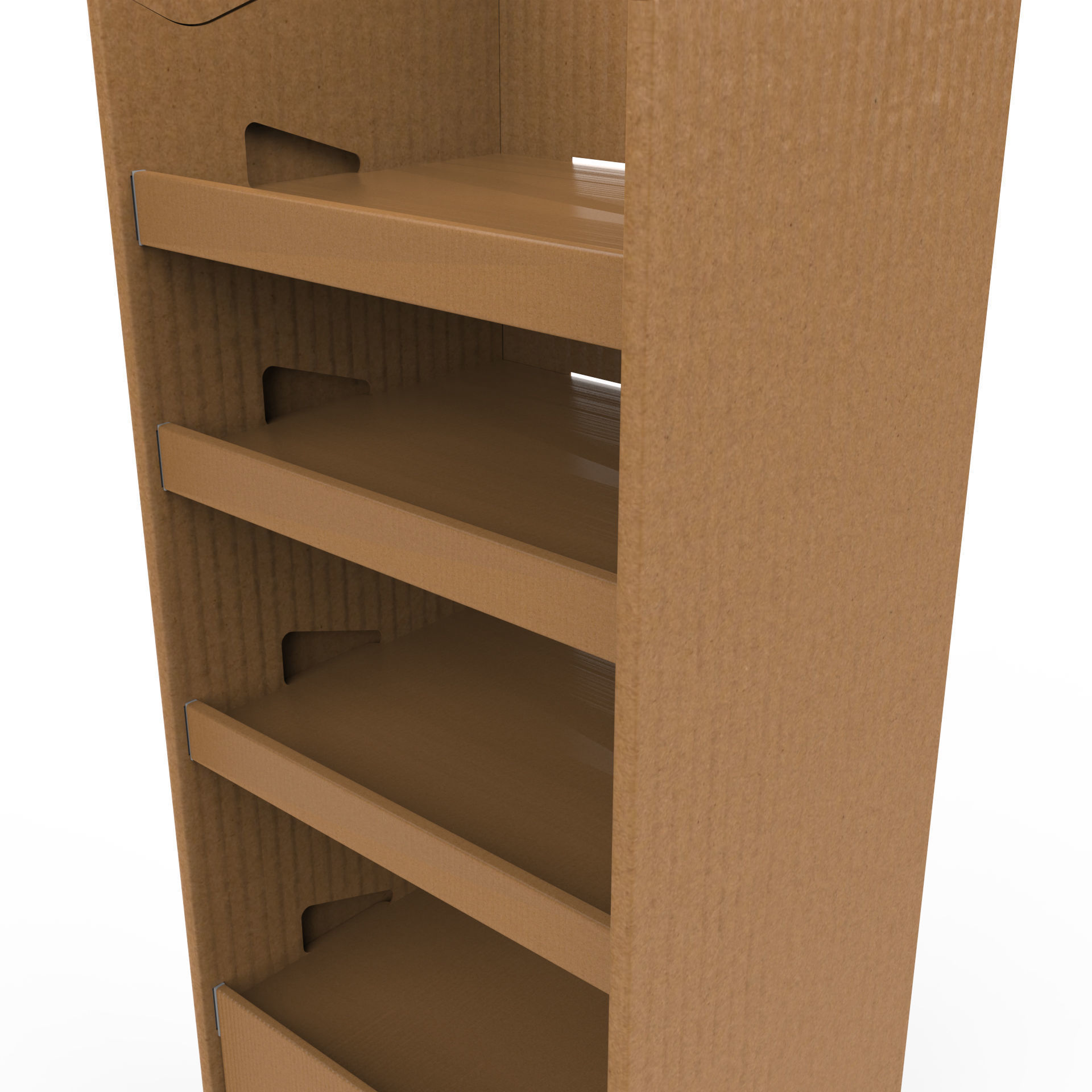 Point of Sale Cardboard Display Stand Texture_3