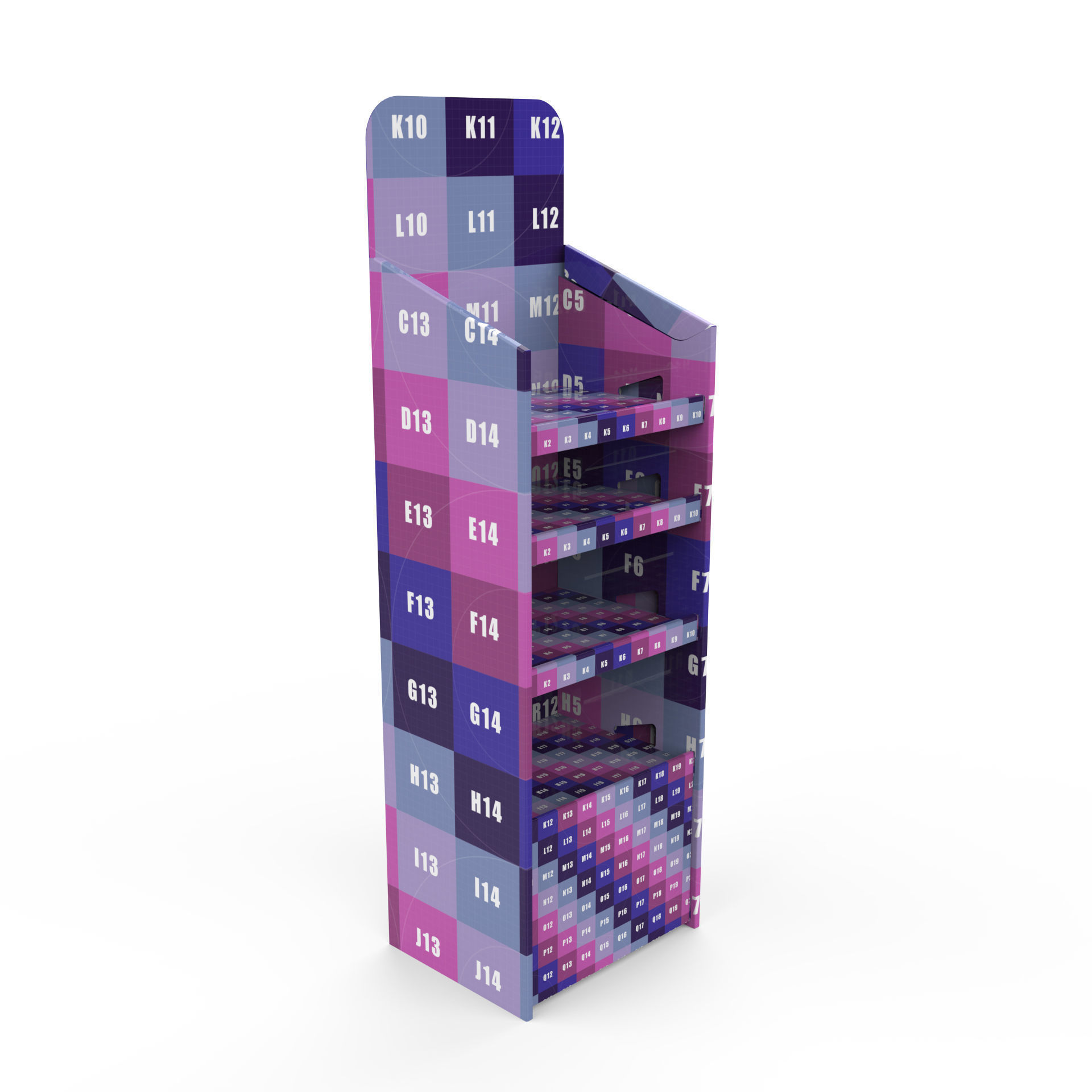 Point of Sale Cardboard Display Stand Texture_8
