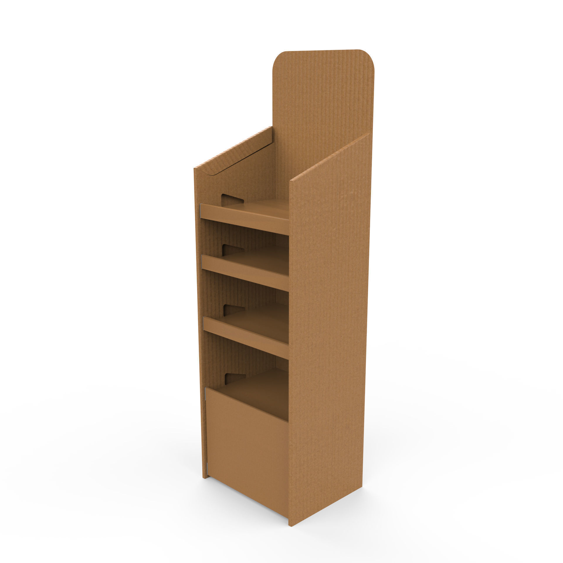 Point of Sale Cardboard Display Stand Texture_2