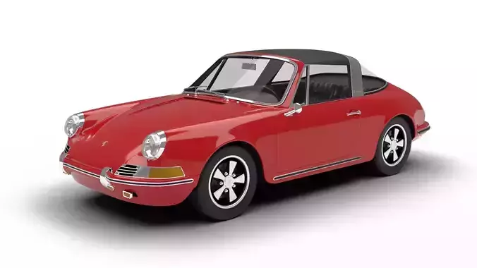 Porsche 911 Targa 1967 3d model 