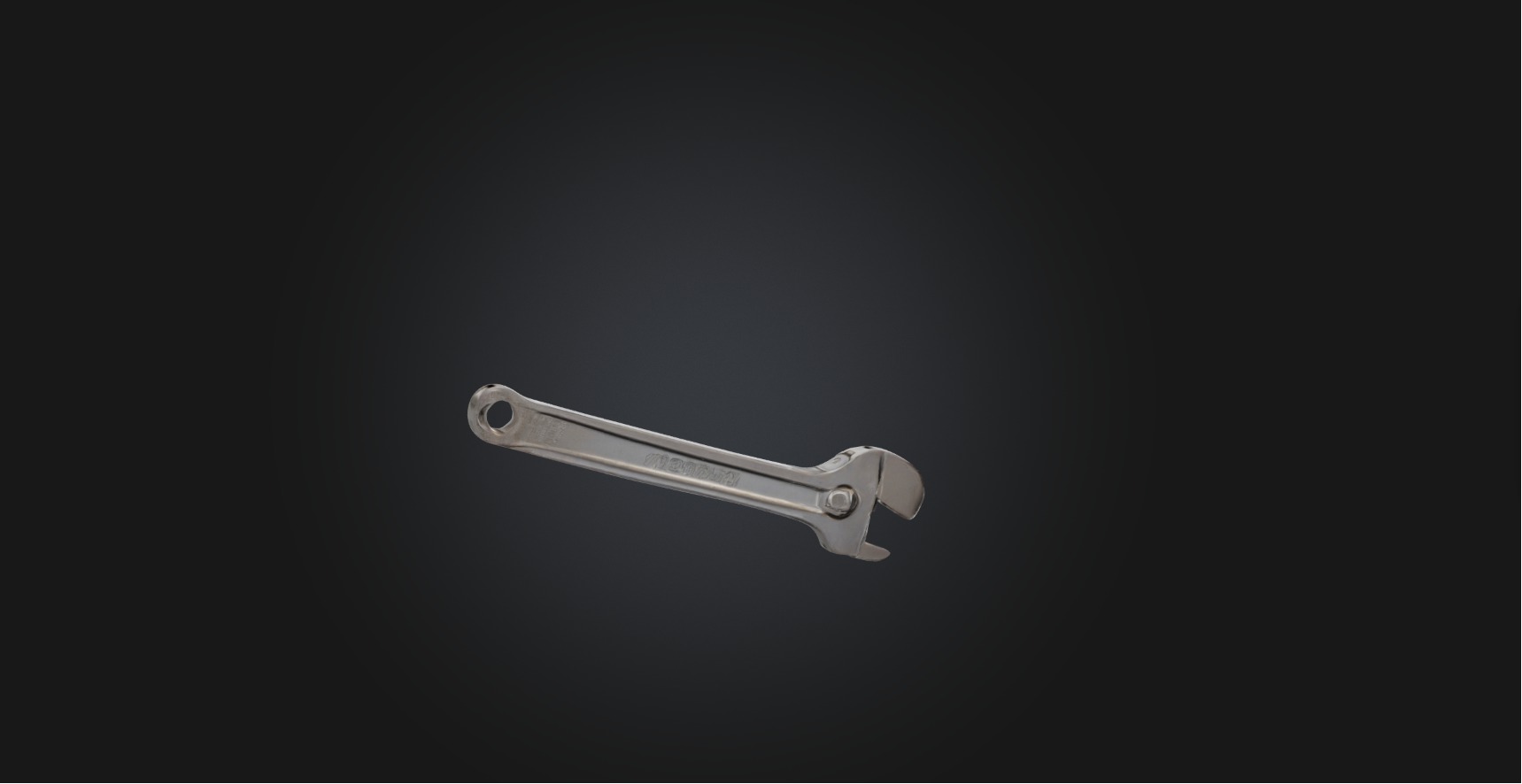 Wrench Low-poly 3D model_6