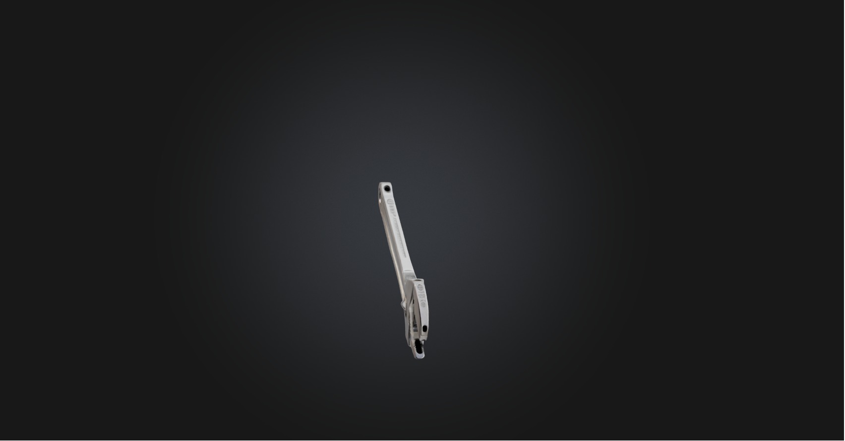 Wrench Low-poly 3D model_3