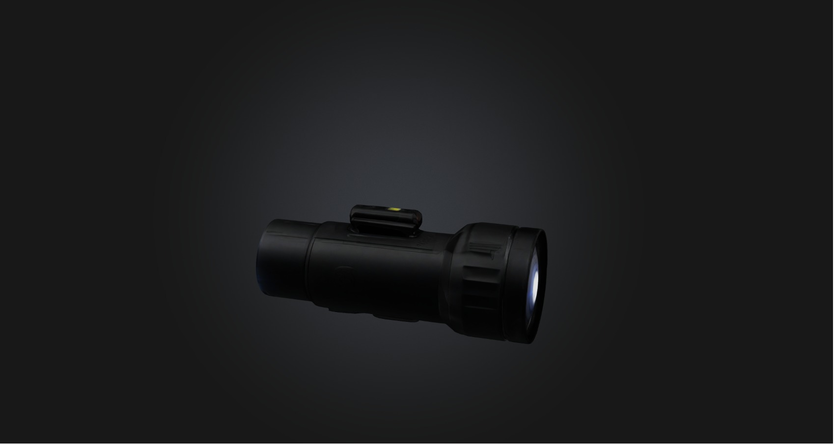 Flashlight Low-poly 3D model_5