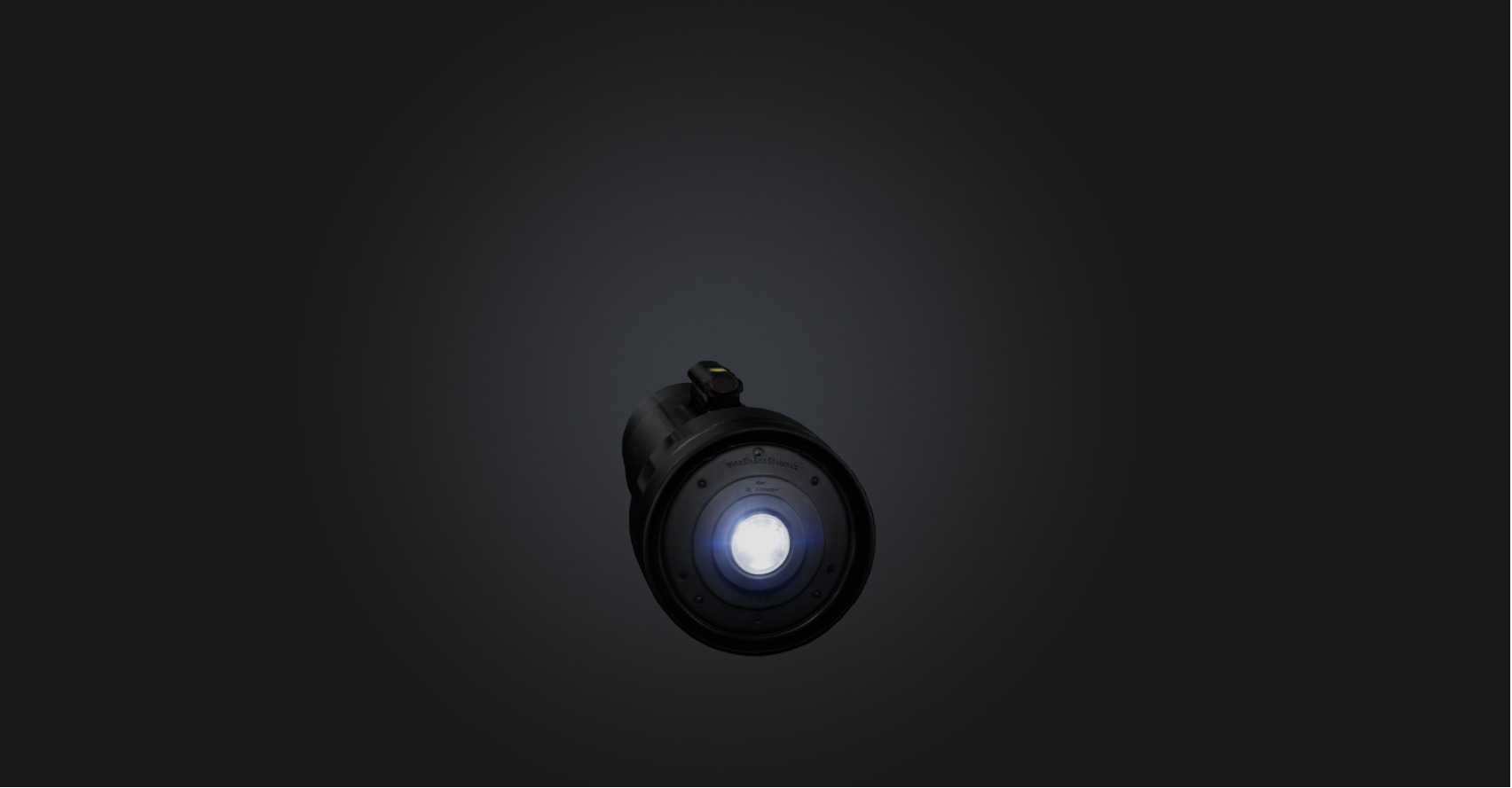 Flashlight Low-poly 3D model_3