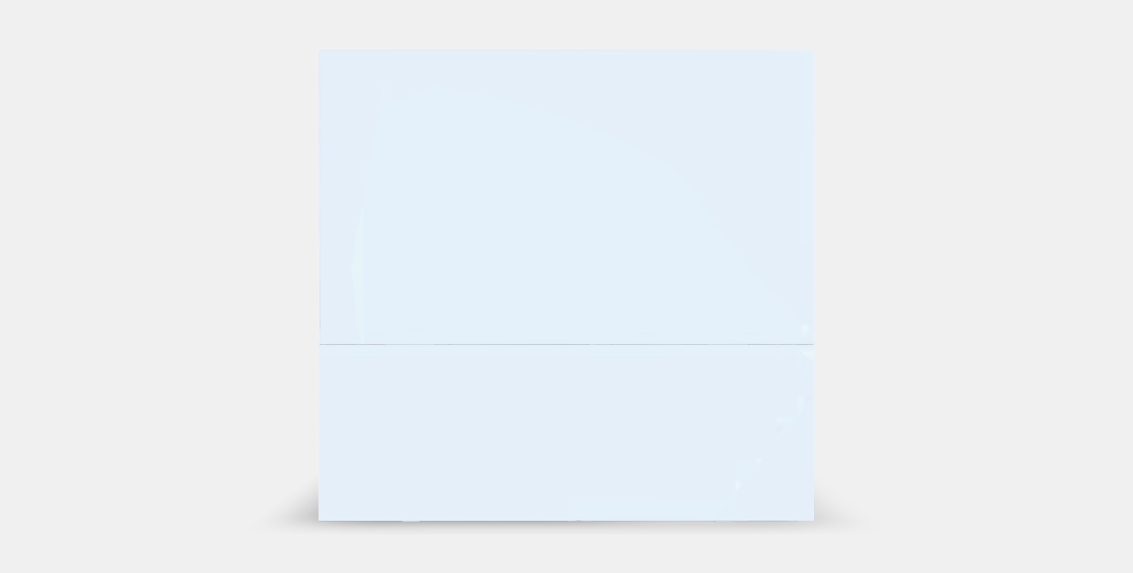 MALM Bed frame high w 2 storage boxes 18 Low-poly 3D model_15