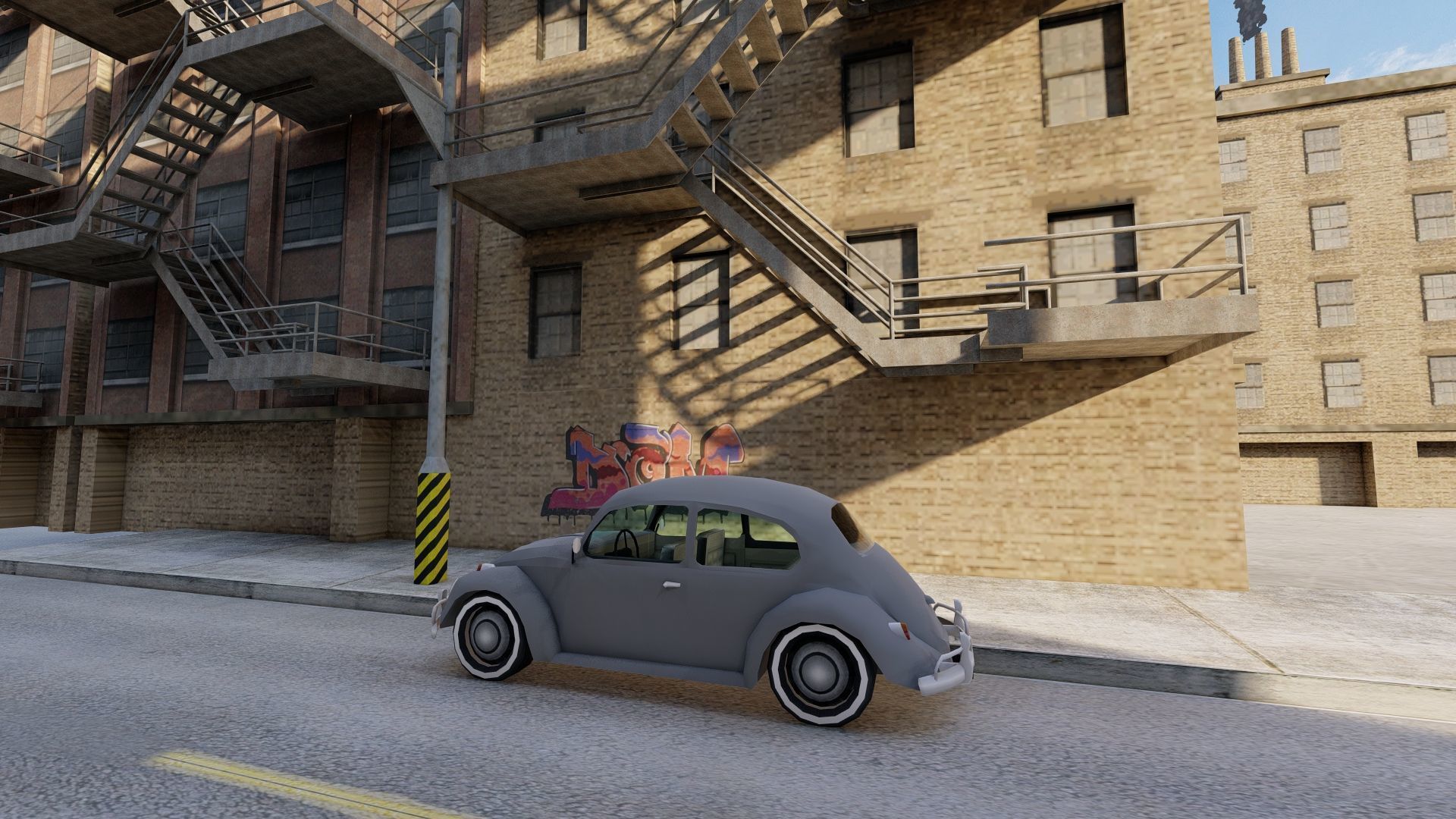 Historic city- urban historic 3D model_1