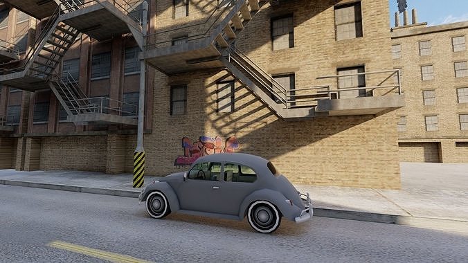Historic city- urban historic 3D model 2