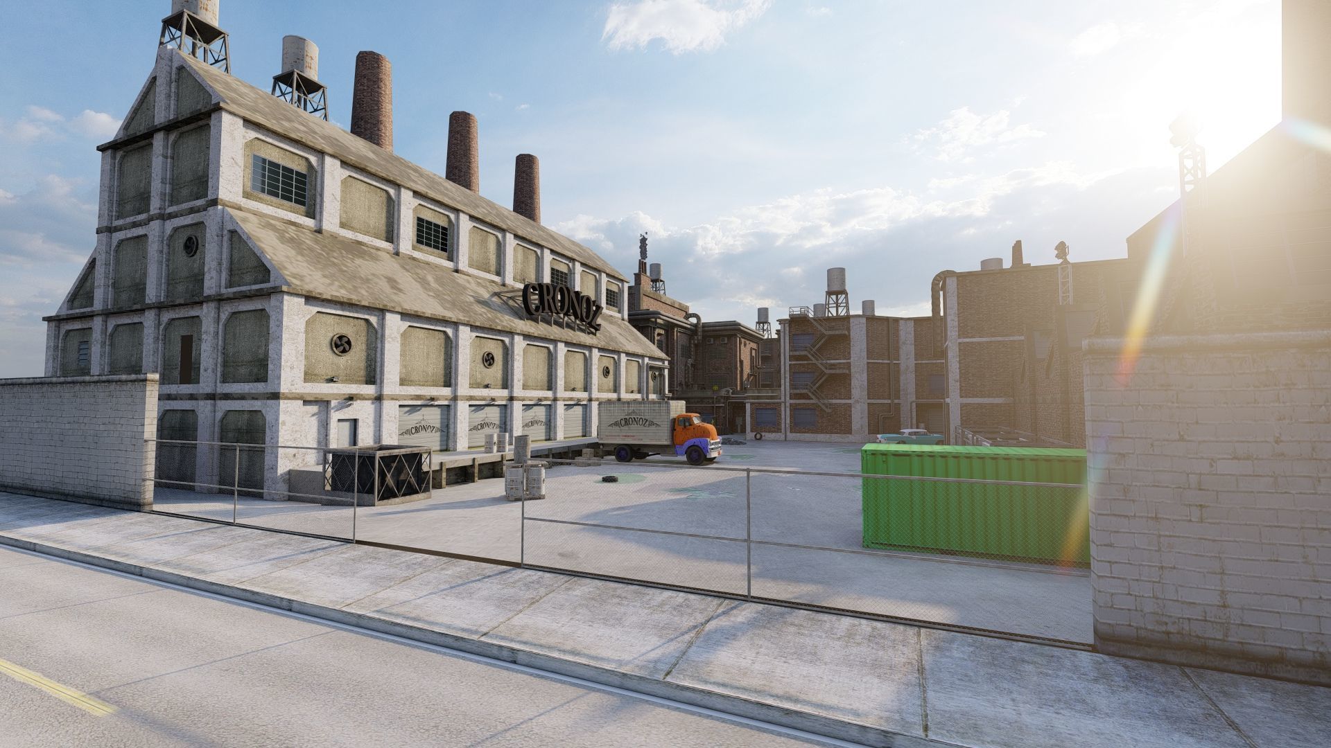 Historic city- urban historic 3D model_8