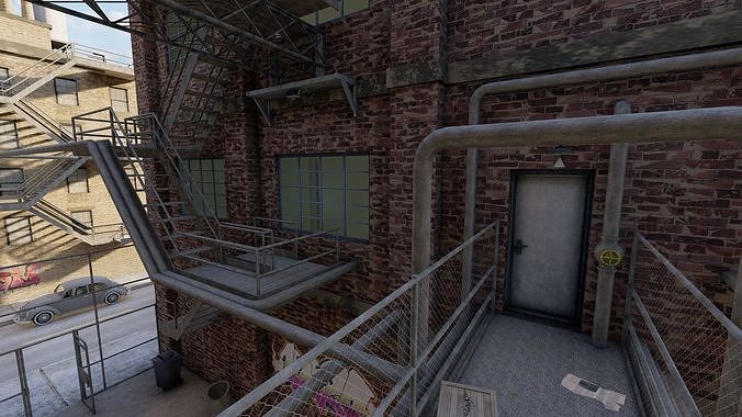 Historic city- urban historic 3D model 5