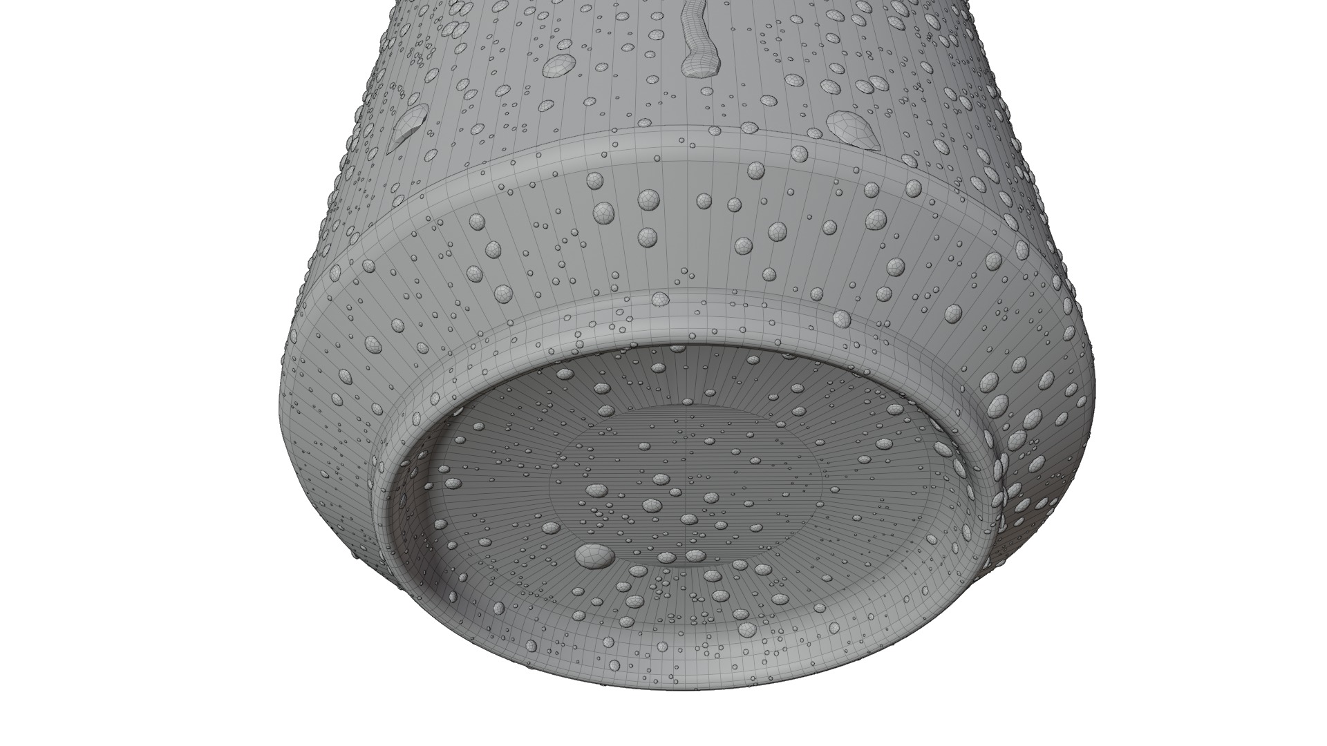 Regular 500ml Beverage Can Open and Closed Tabs with Droplets Low-poly 3D model_14