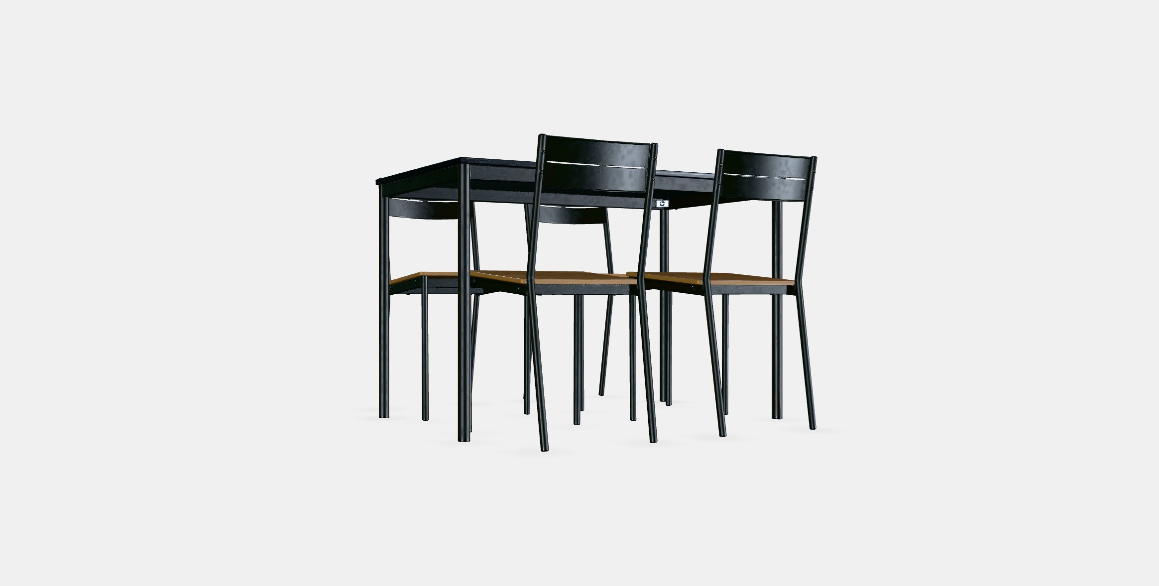 SANDSBERG - SANDSBERG Table and 4 chairs 1 Low-poly 3D model_16