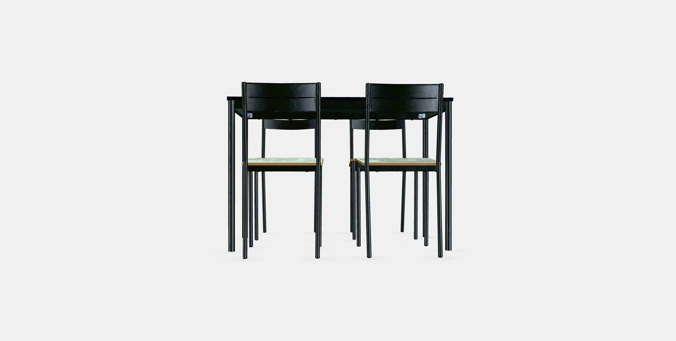 SANDSBERG - SANDSBERG Table and 4 chairs 1 Low-poly 3D model_14