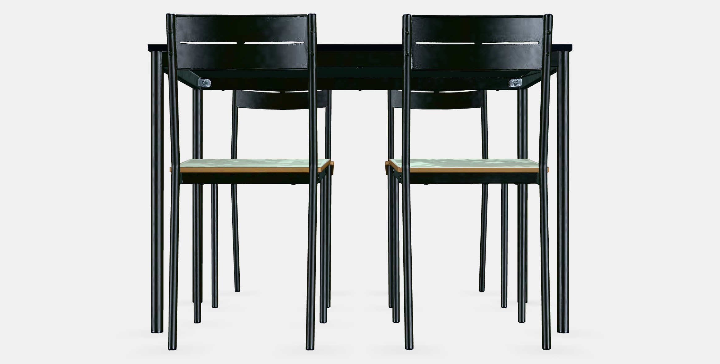 SANDSBERG - SANDSBERG Table and 4 chairs 1 Low-poly 3D model_15