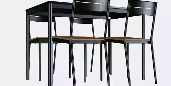 SANDSBERG - SANDSBERG Table and 4 chairs 1