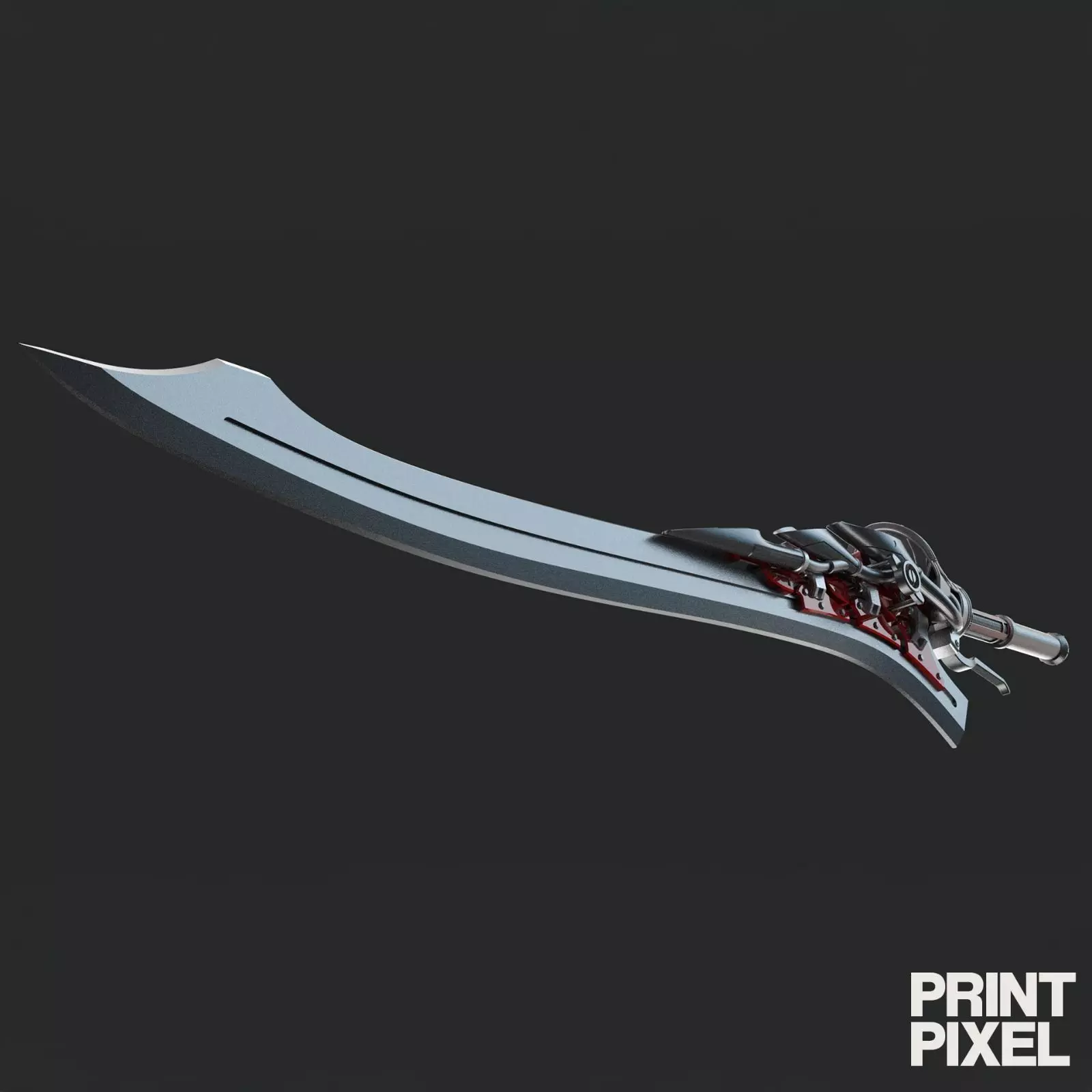Red queen sword -Devil may cry 3D print model_0