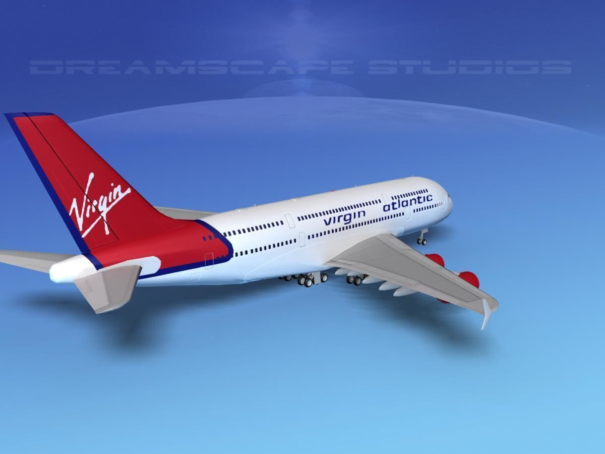 Airbus A380-800 Virgin Atlantic 3D model_6