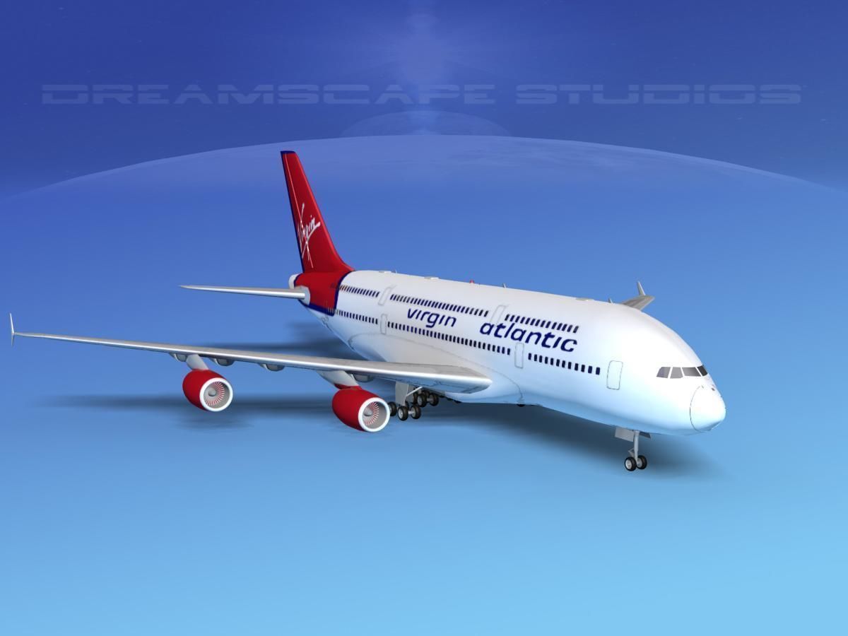 Airbus A380-800 Virgin Atlantic 3D model_3