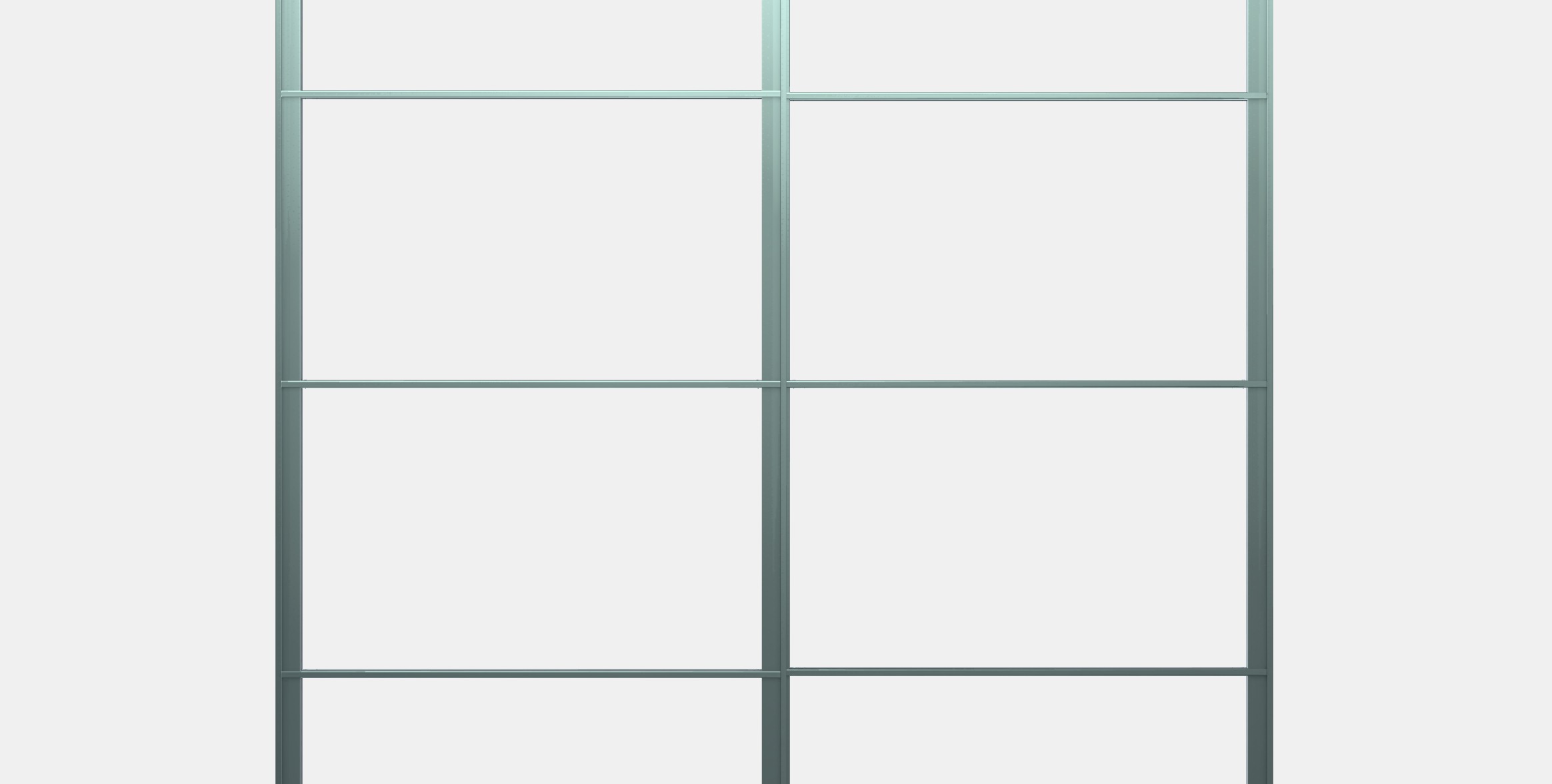 PAX Pair of sliding door frames w rail 4 Low-poly 3D model_11