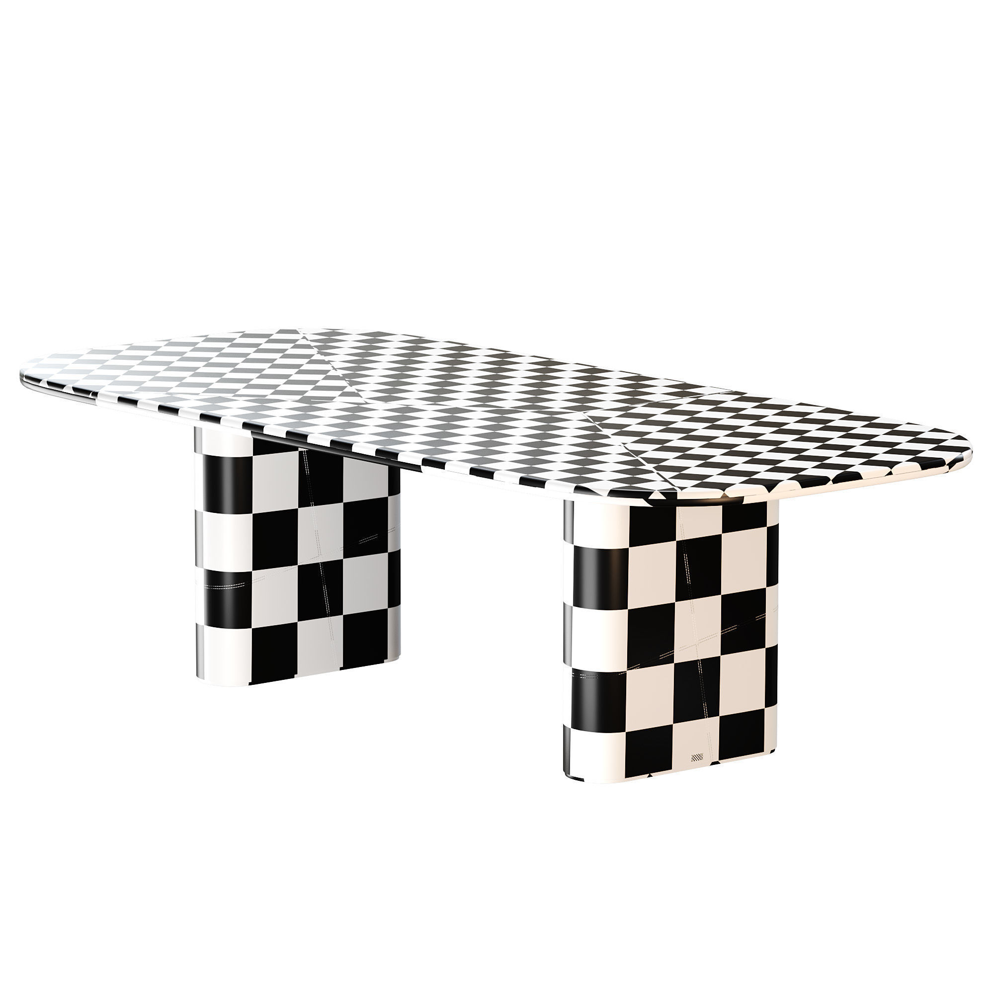 Ceppi Rio Rectangular and Oval table 3D model_4