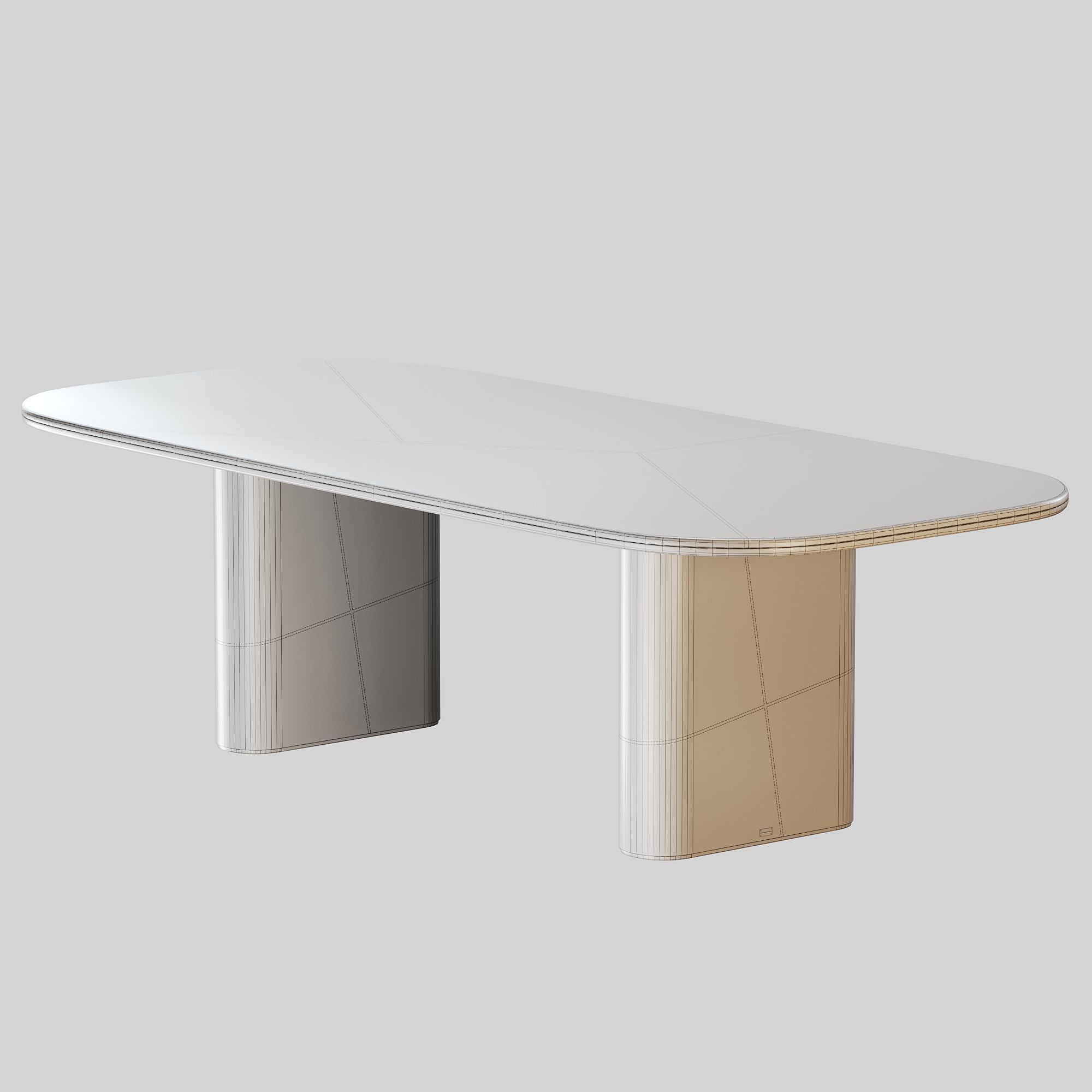 Ceppi Rio Rectangular and Oval table 3D model_3