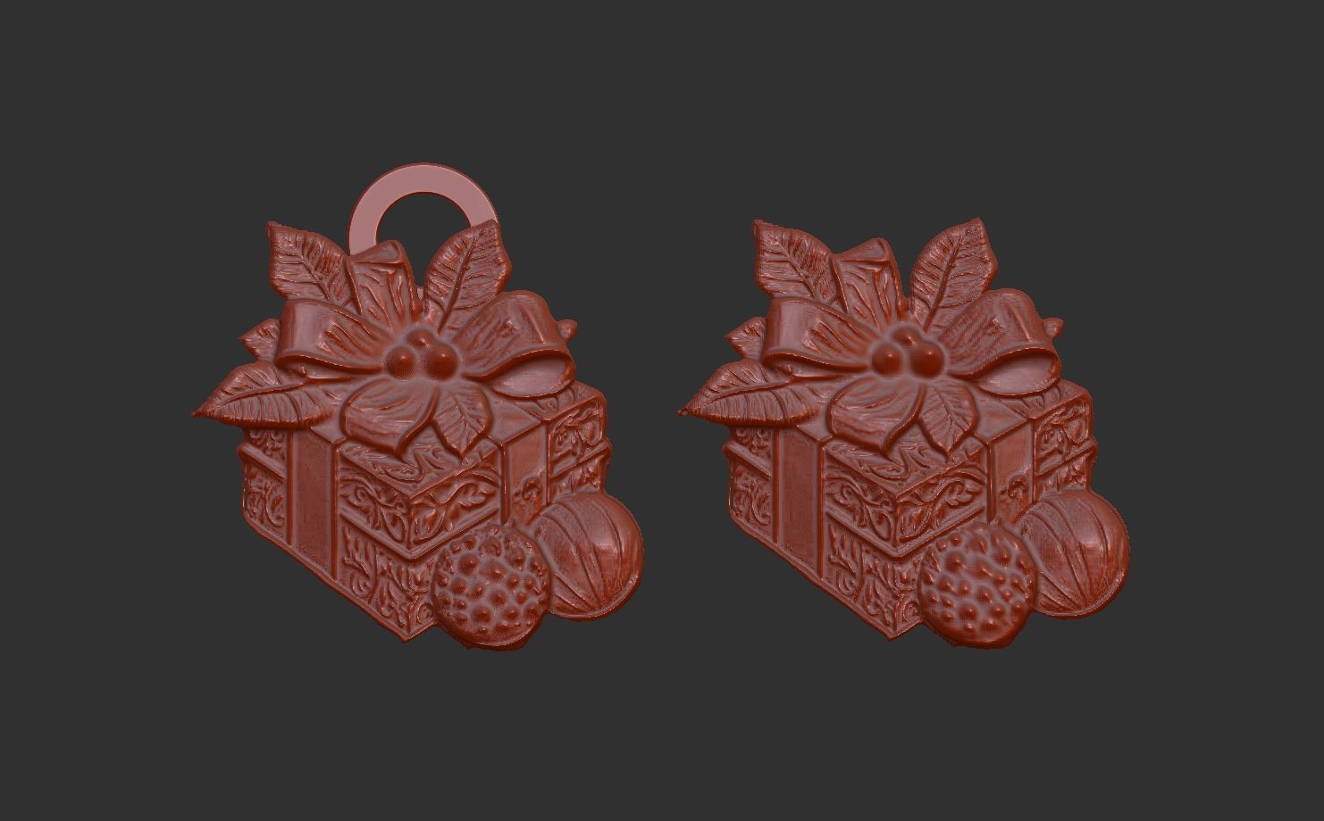 christmas gift decor  3D print model_7