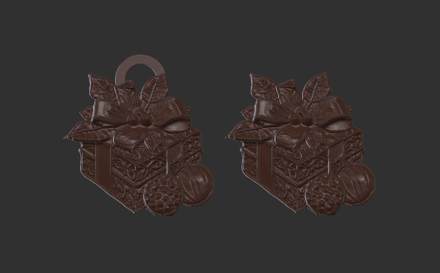 christmas gift decor  3D print model_4