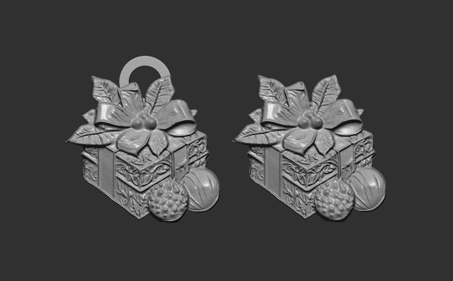 christmas gift decor  3D print model_8