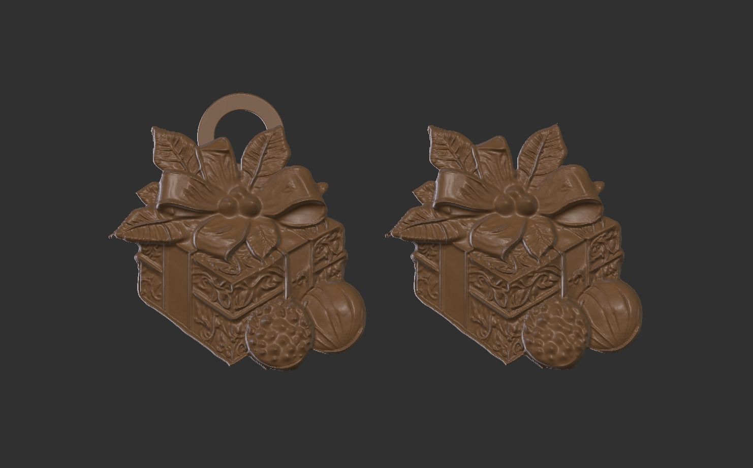 christmas gift decor  3D print model_5