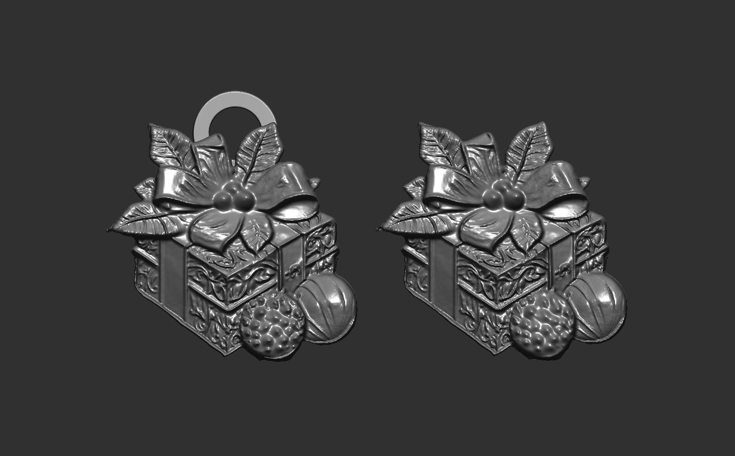 christmas gift decor  3D print model_10