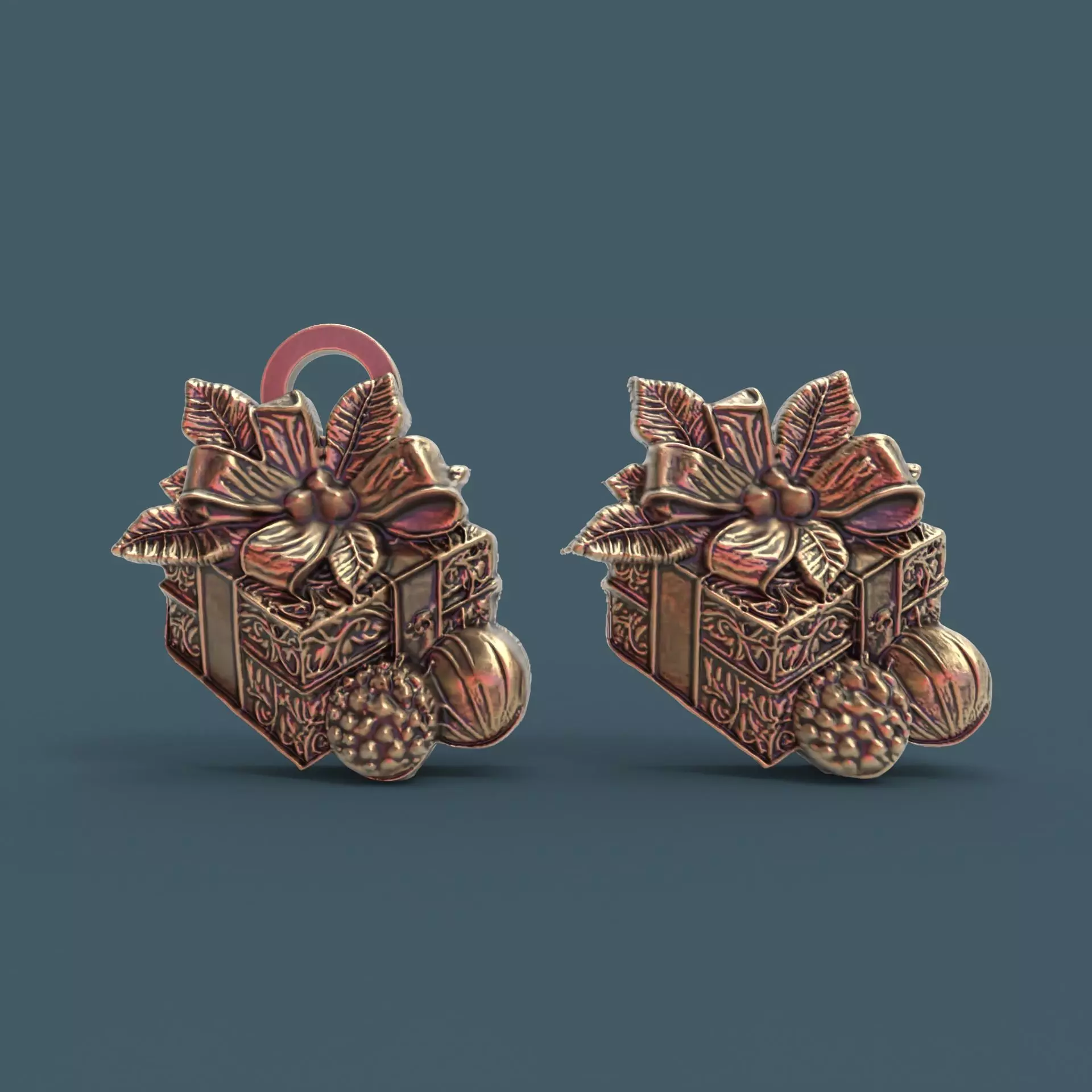 christmas gift decor  3D print model_0