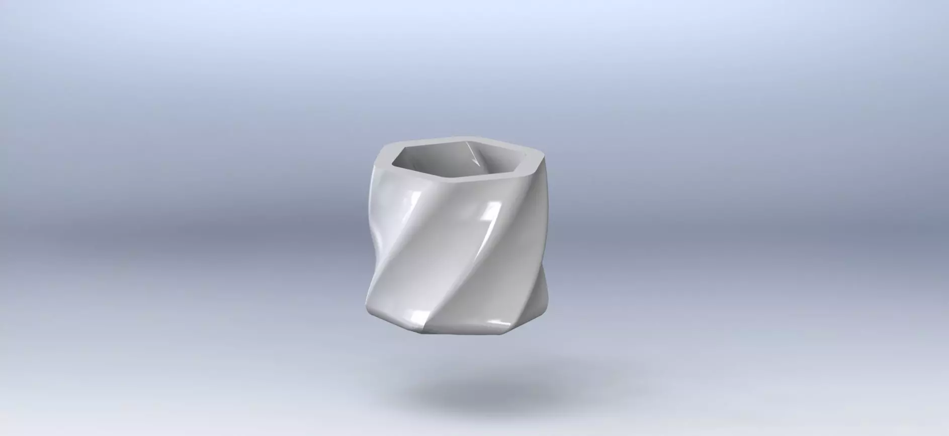 3D print Flower Vase Helix Free 3D print model_0