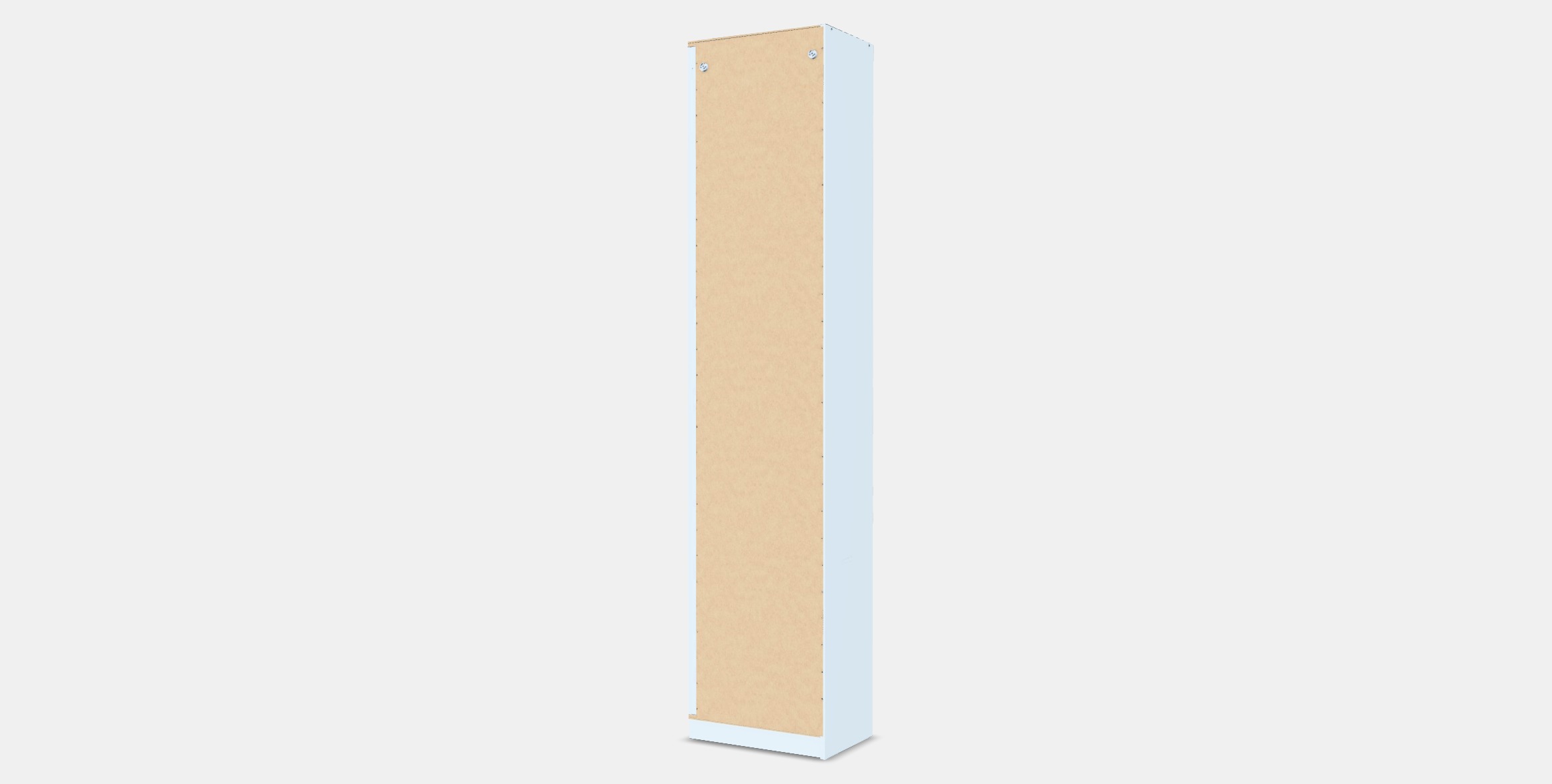 PAX Add-on corner unit with 4 shelves 7 3D model_5