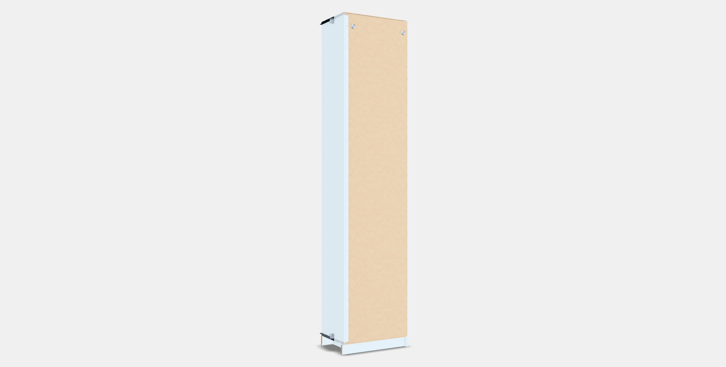 PAX Add-on corner unit with 4 shelves 7 3D model_16
