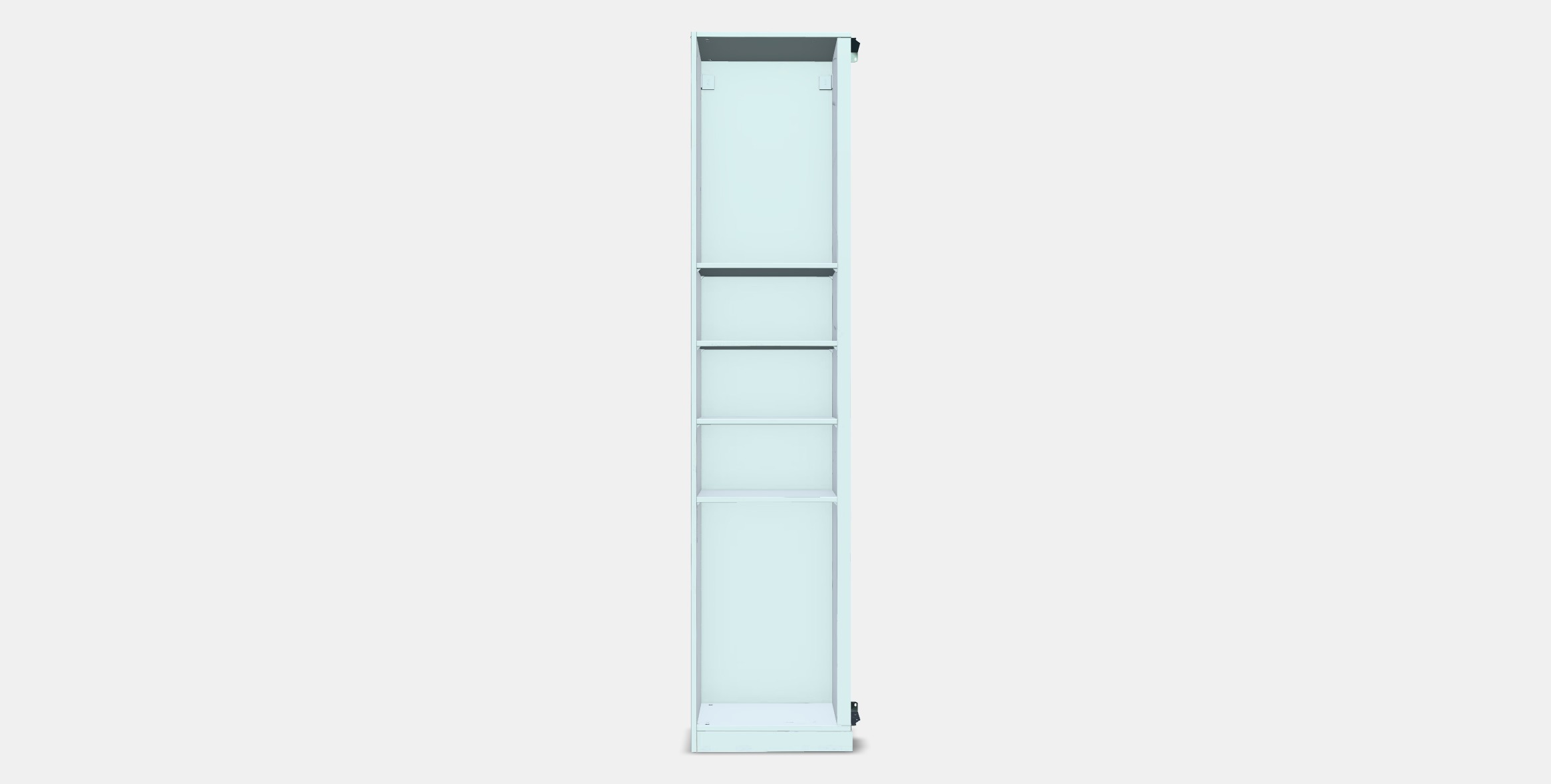 PAX Add-on corner unit with 4 shelves 7 3D model_9
