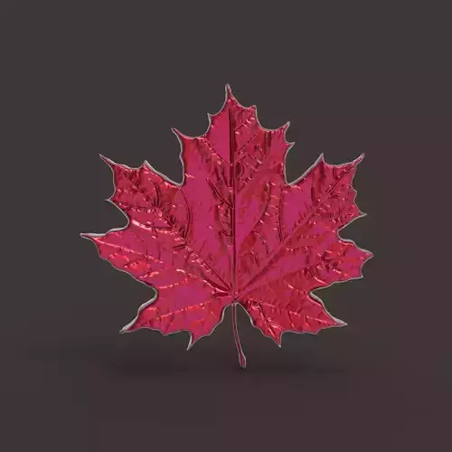 pumpkin leaf cnc  3D print model