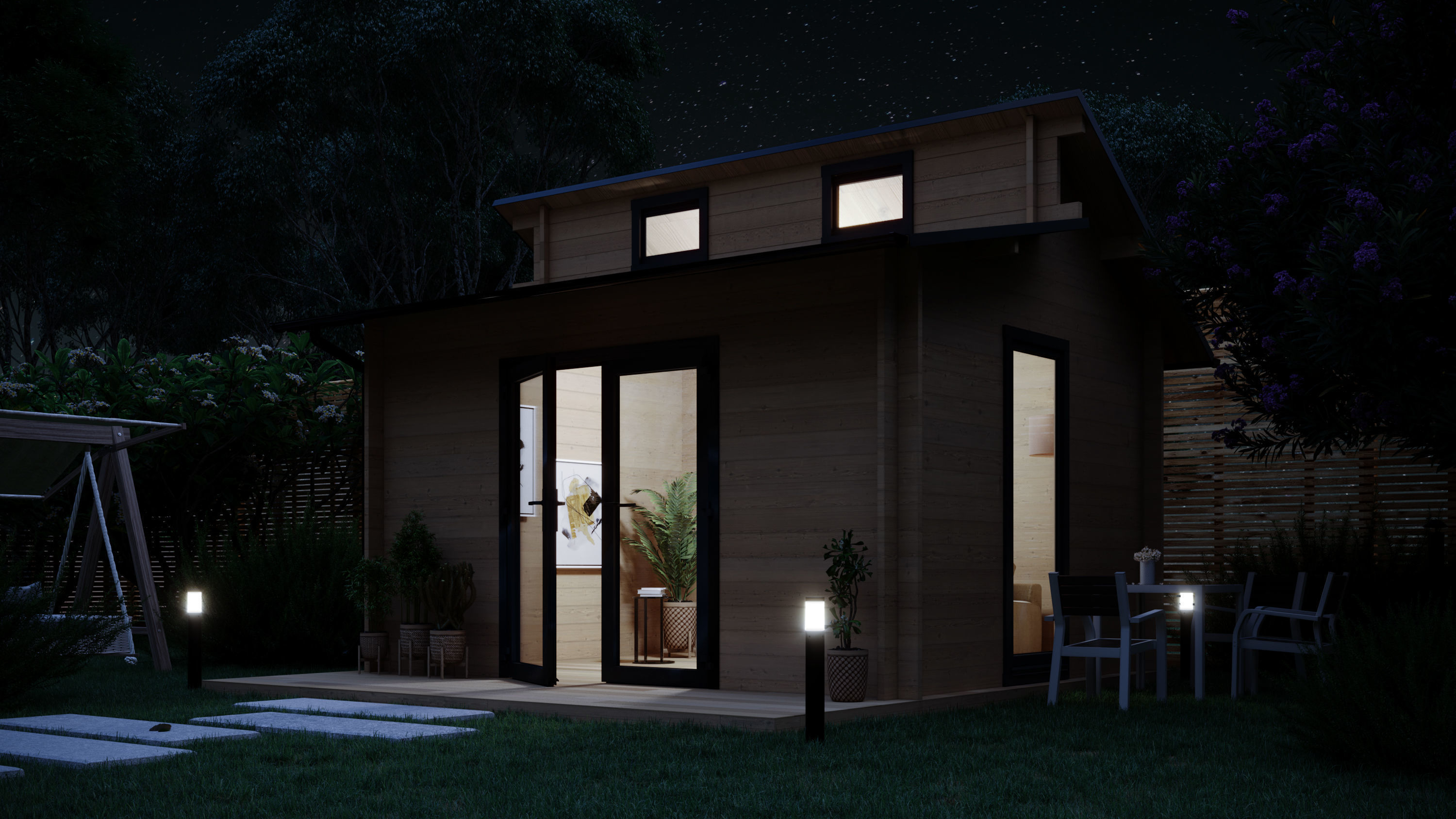 Cabin 04 -Little house 3D model_2