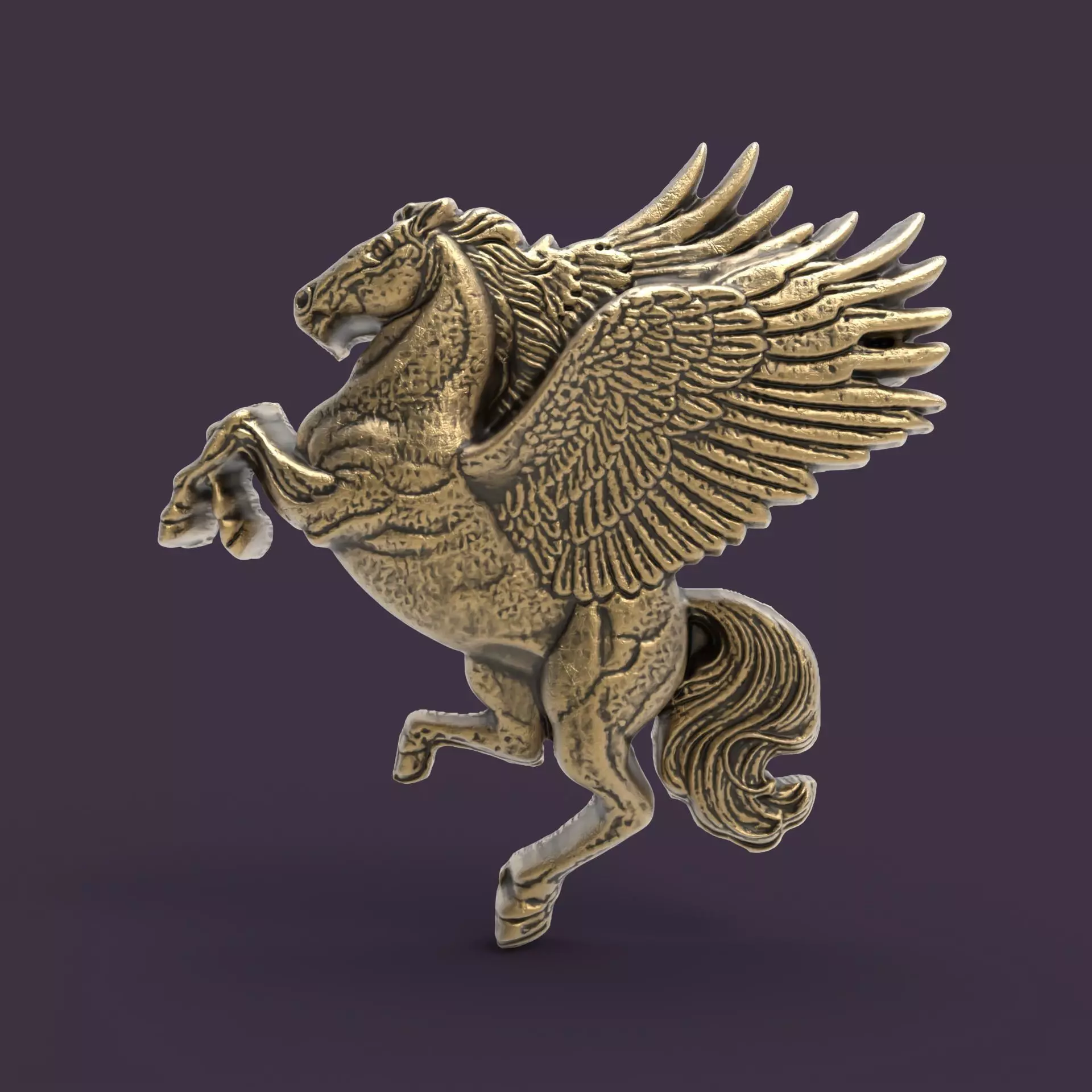 horse cnc baserelife 3D print model