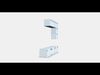 BESTA - EKET Cabinet combination for TV Low-poly 3D model_1