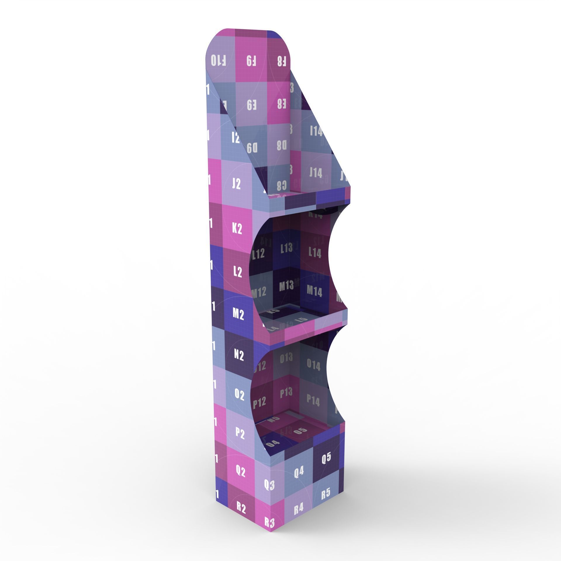Point of Sale Cardboard Display Stand Texture_6