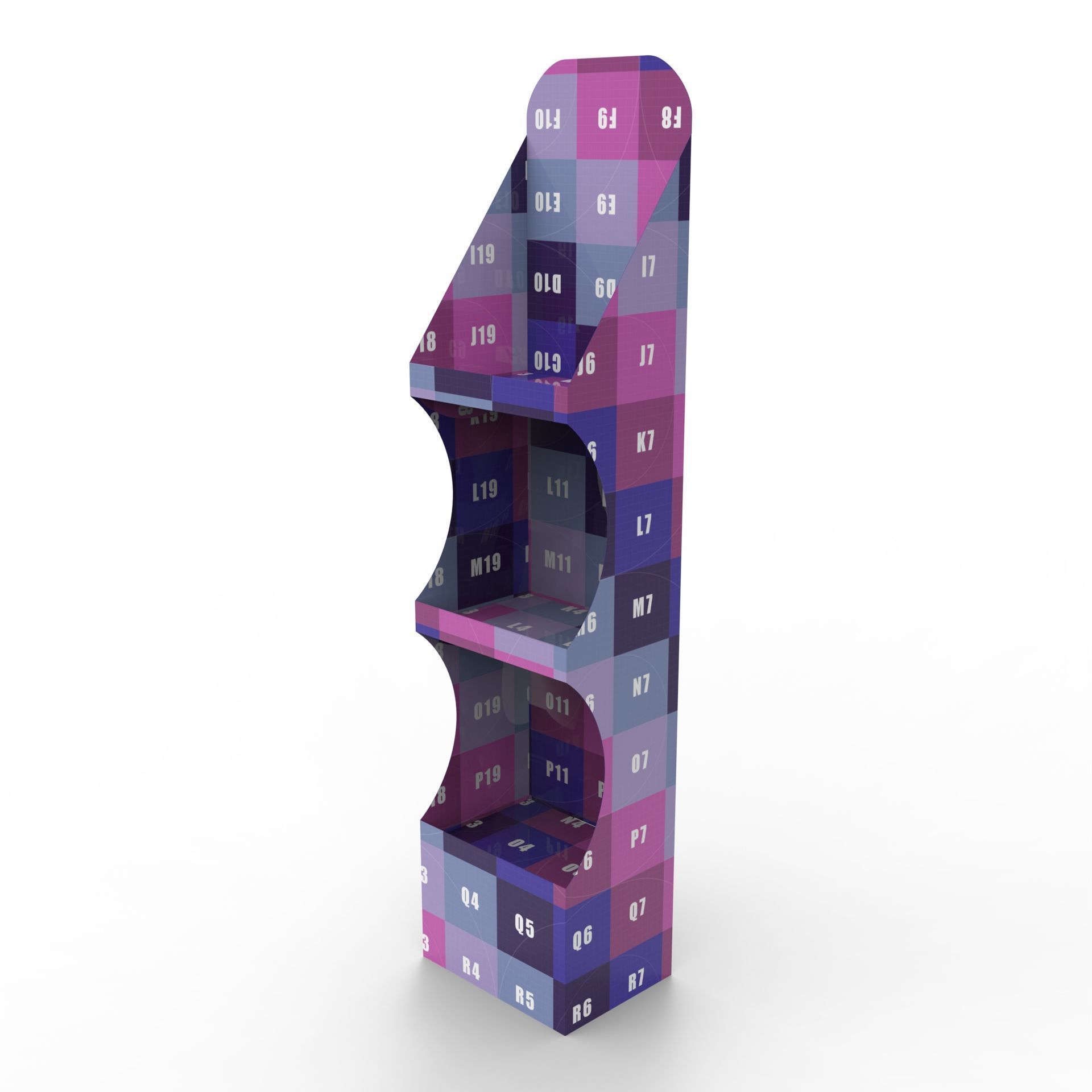 Point of Sale Cardboard Display Stand Texture_8
