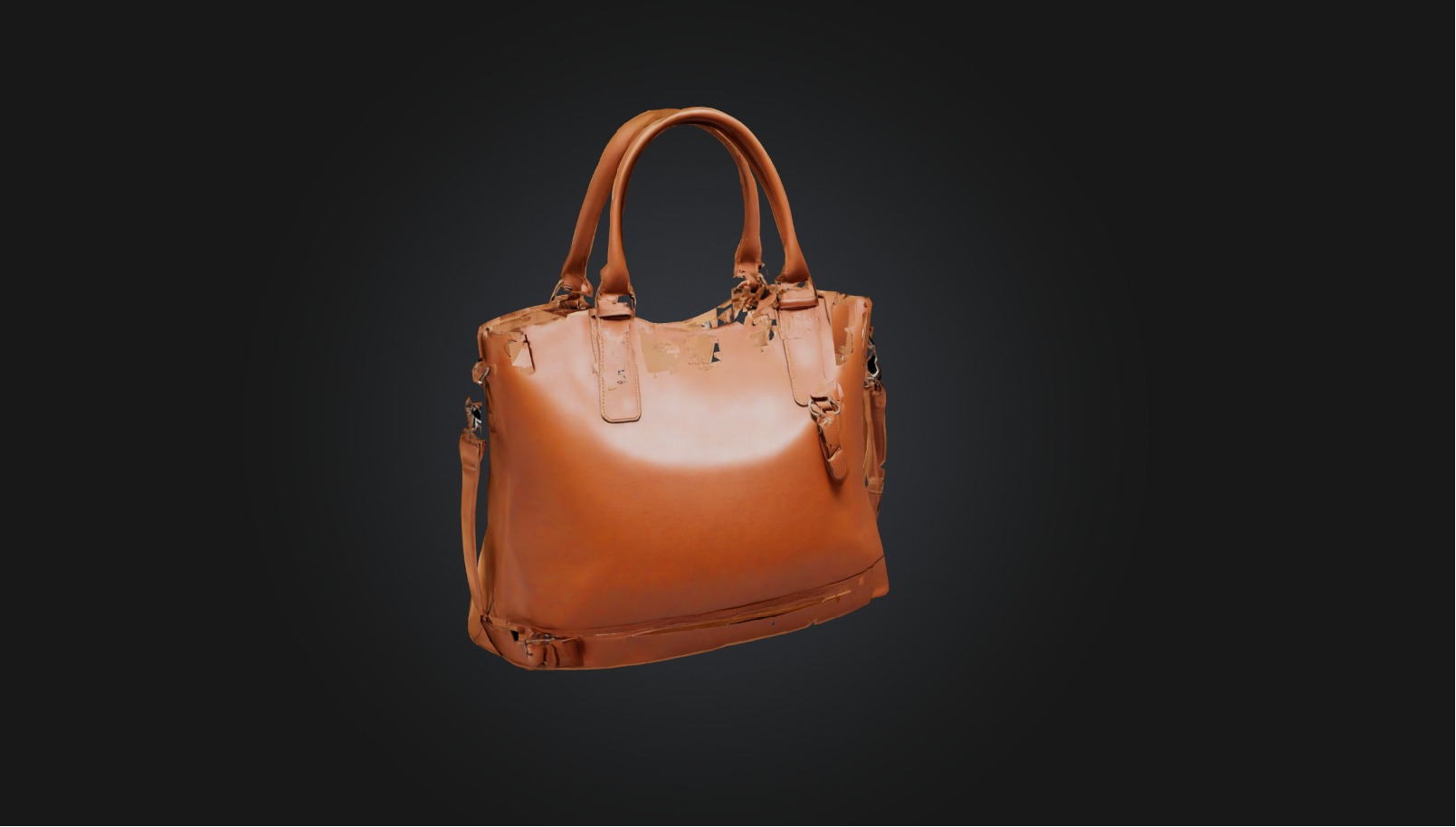 Bag model Low-poly 3D model_2
